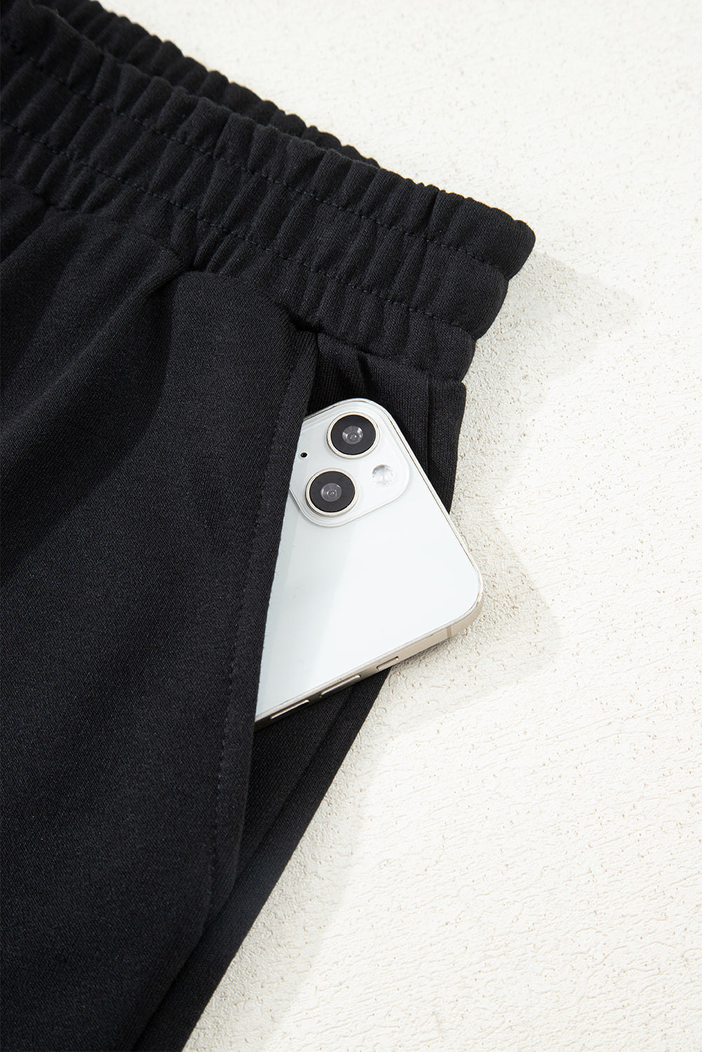 PRE-ORDER: Colorblock Patchwork Half Button Pullover and Shorts Outfit