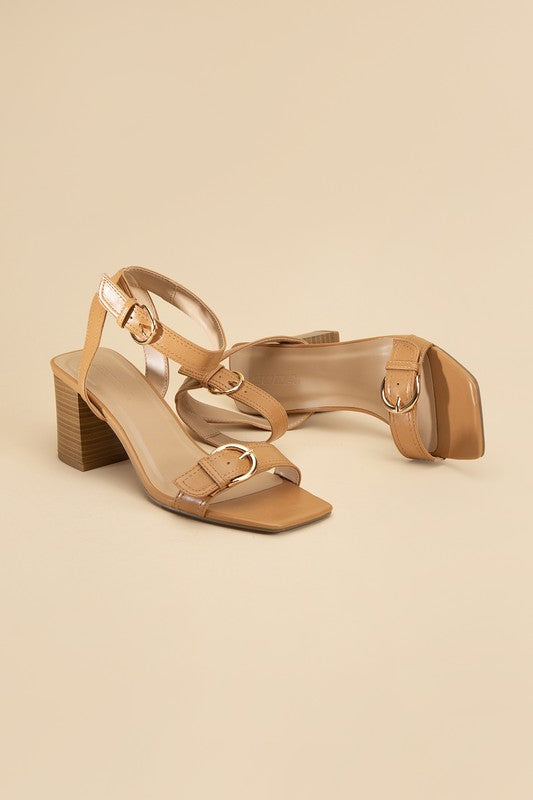 Buckle Sandal Heel