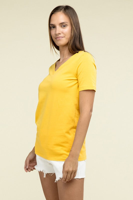 V-NECK SHORT SLEEVE T-SHIRT