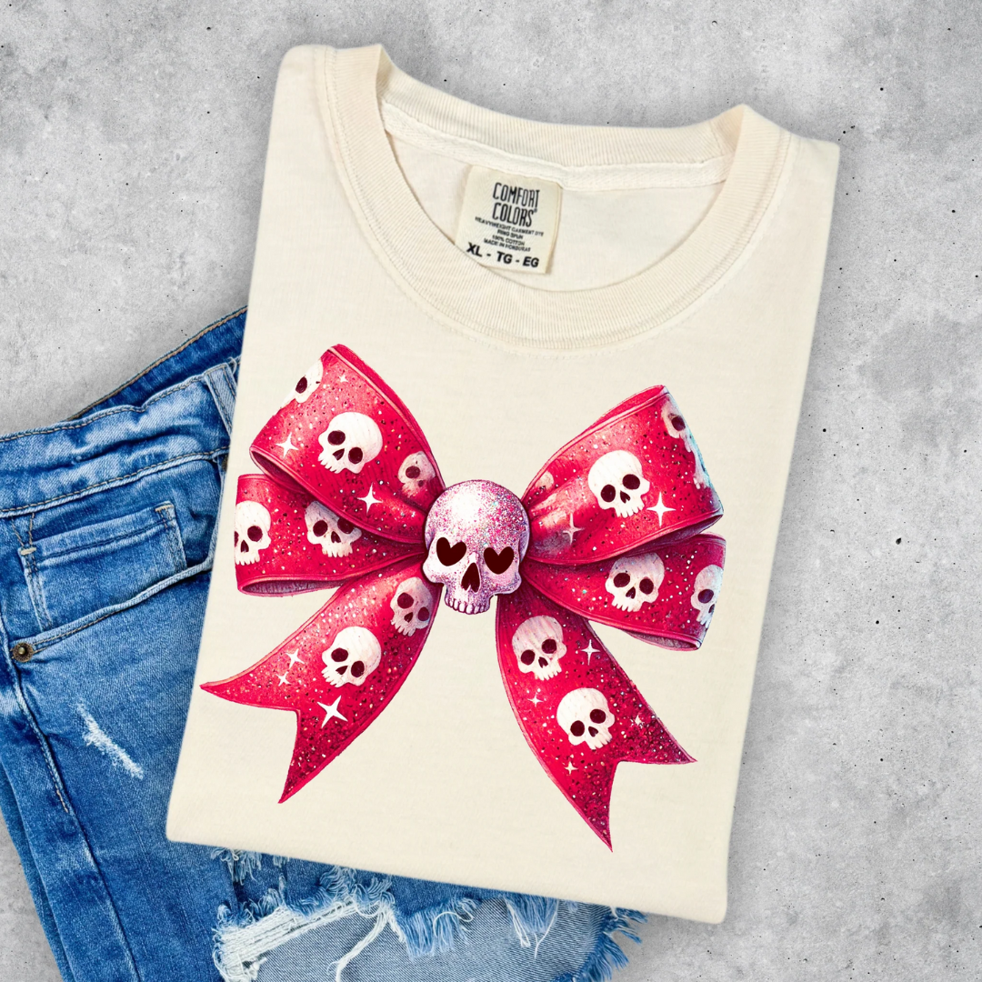 Anti Valentine Croquette bow Tee