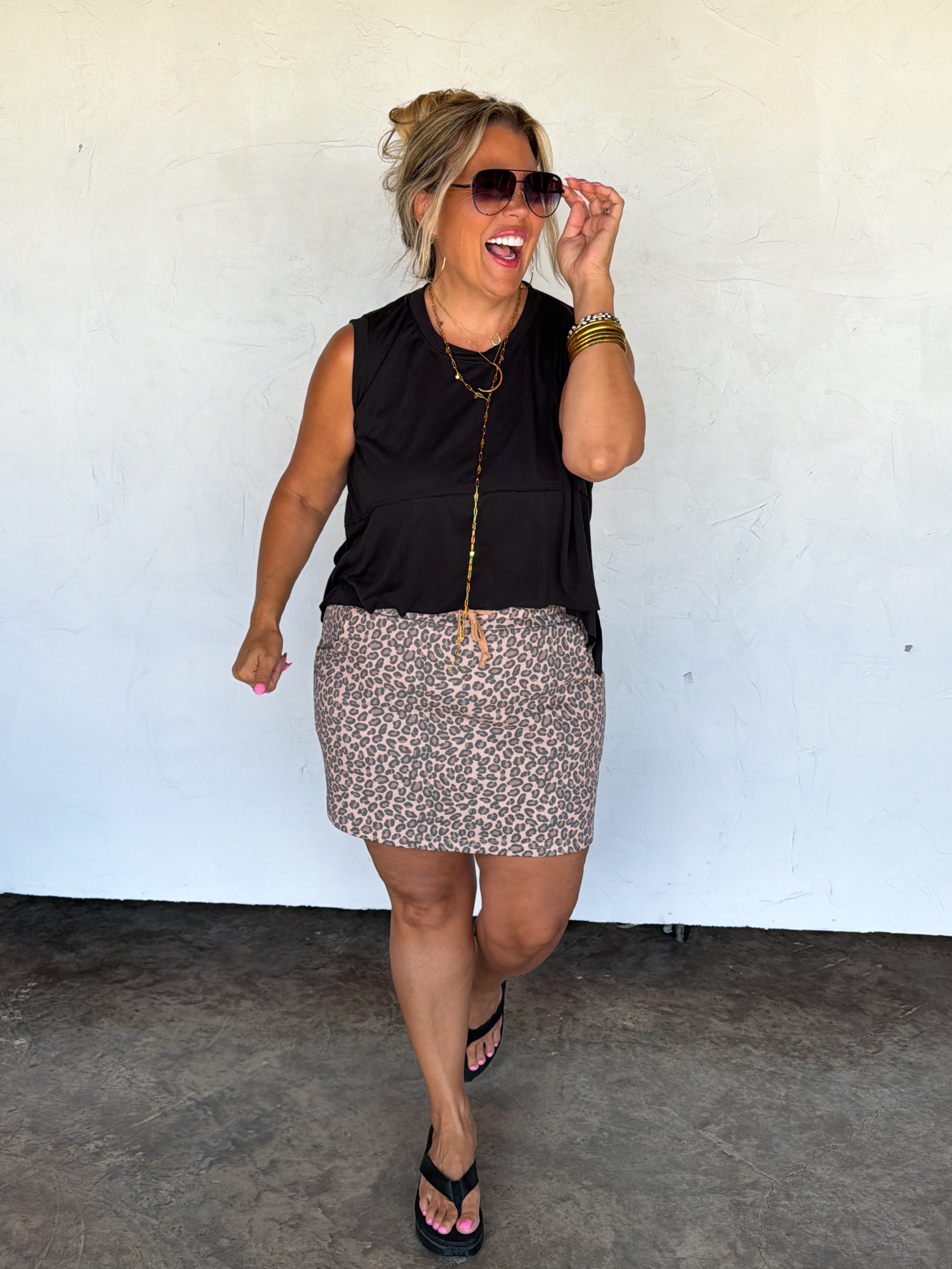 PRE-ORDER:WILD SIDE CHEETAH SKIRT