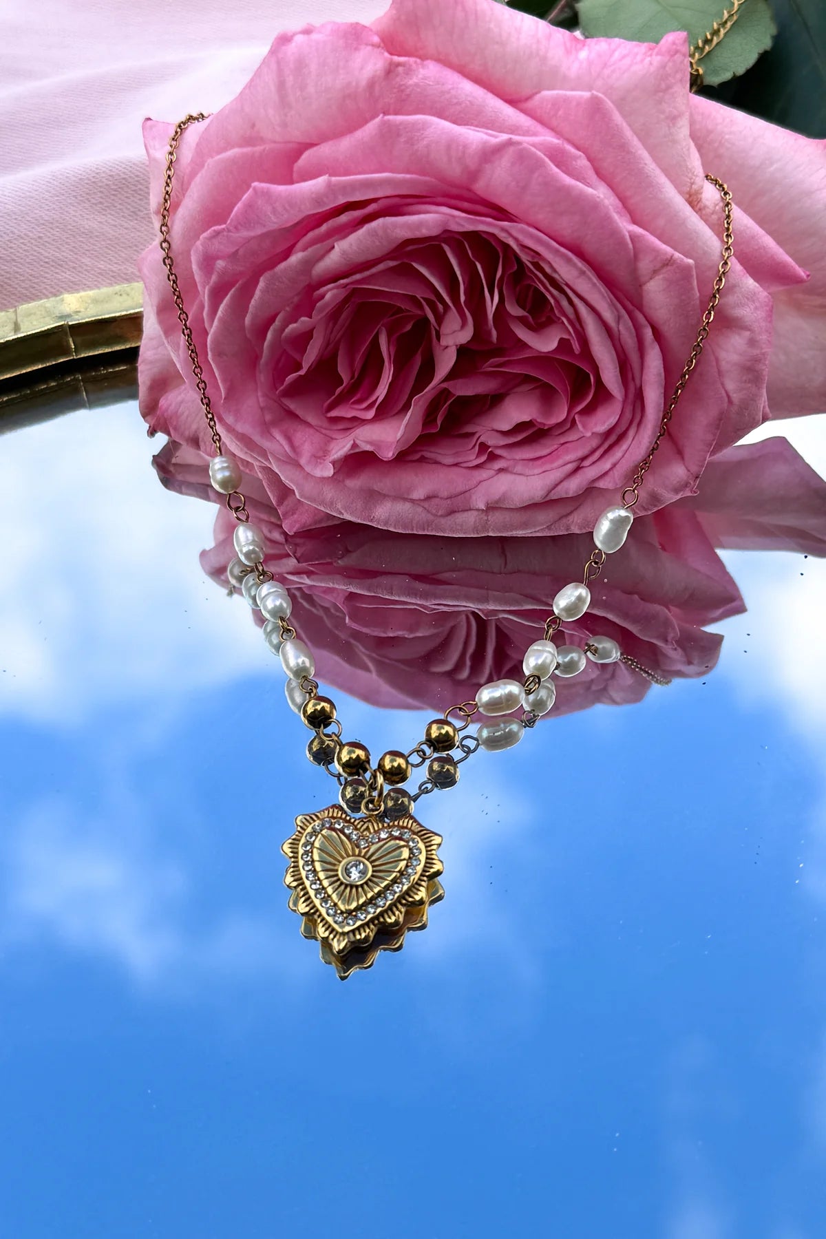 LOVE STORY PEARL NECKLACE