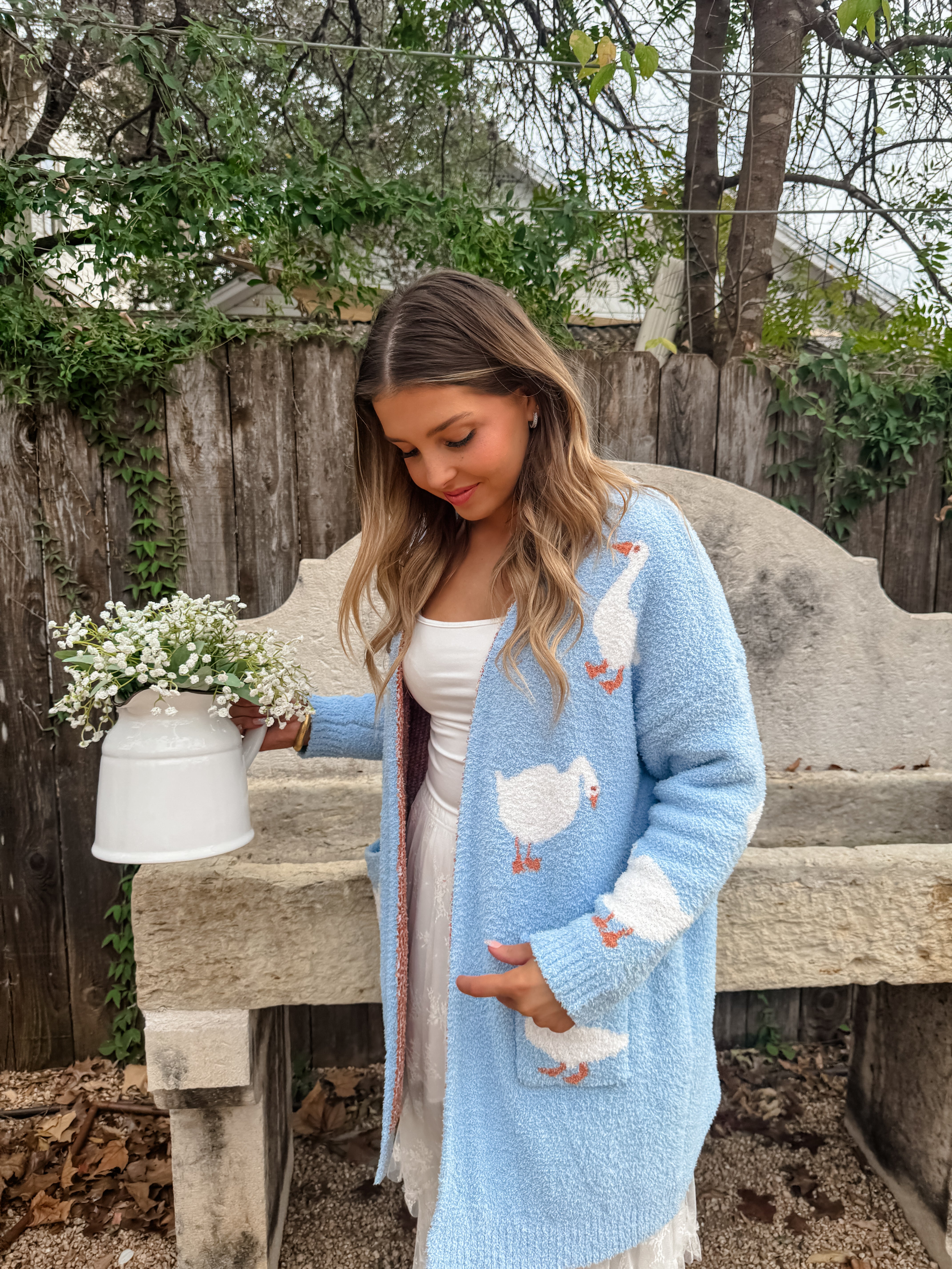 PRE-ORDER: FARM GIRL CLOUD CARDIGAN