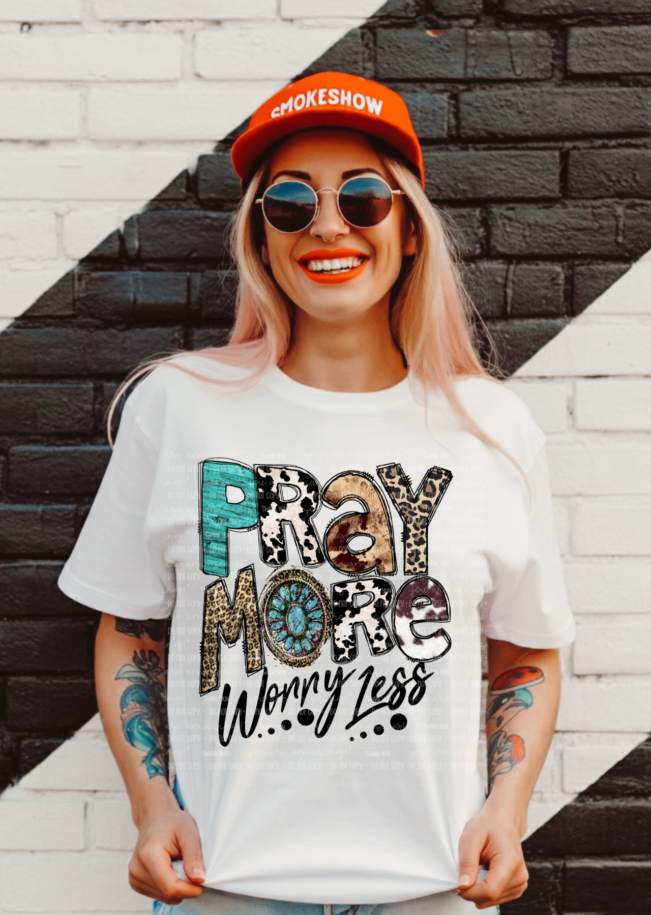 Pray More Worry Less Tee