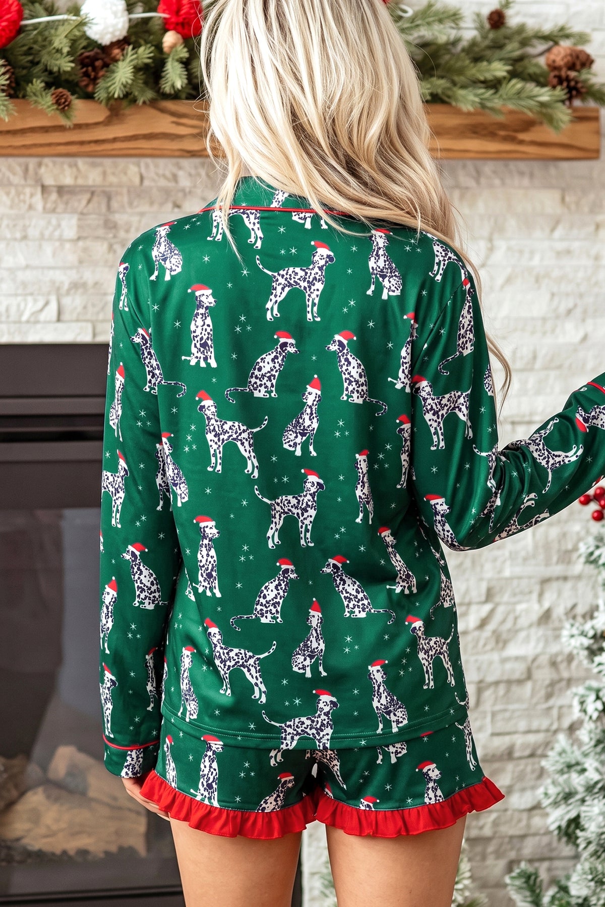 PRE-ORDER: Long Sleeve Dog Print Lounge Set