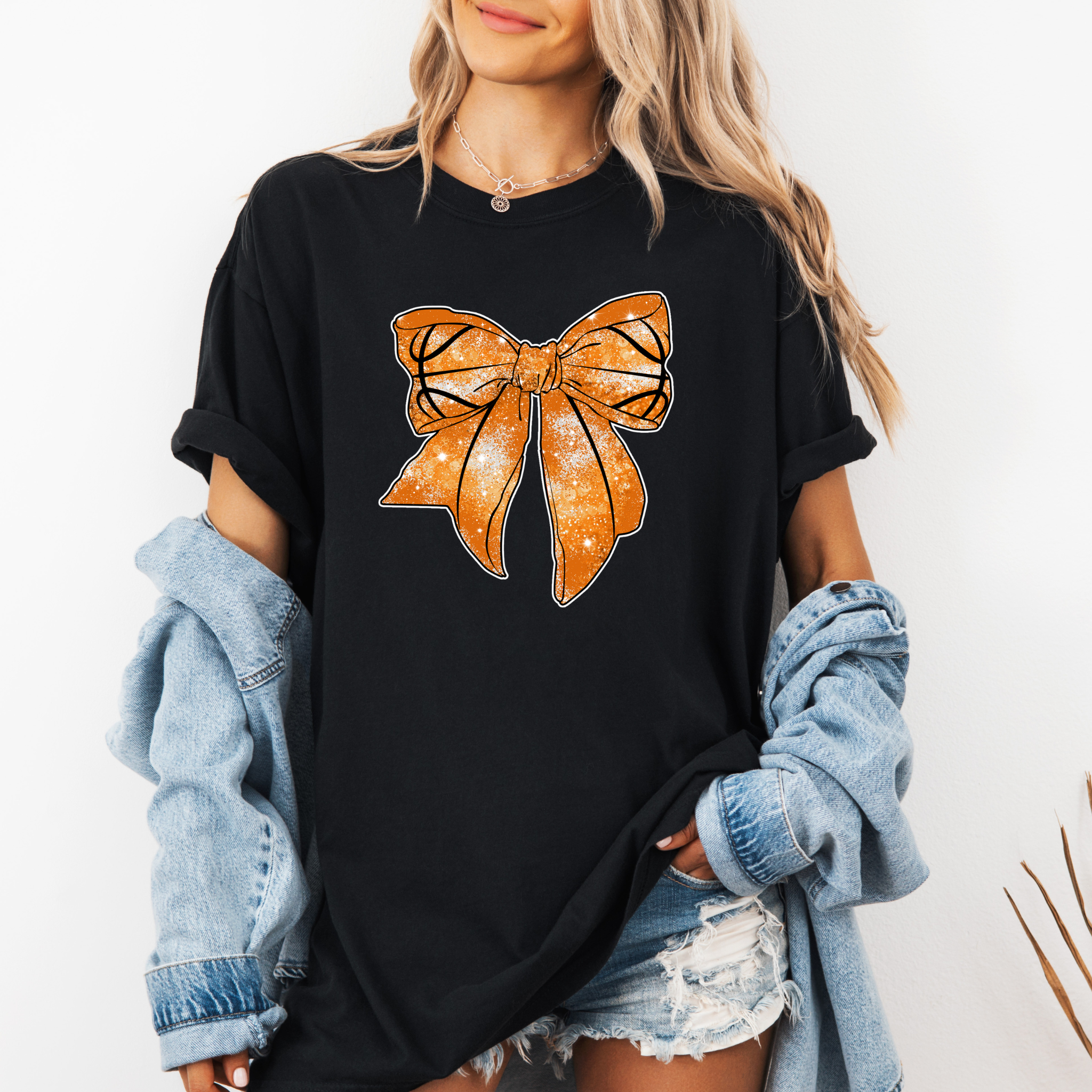 Basketball Bows Tee Shirt