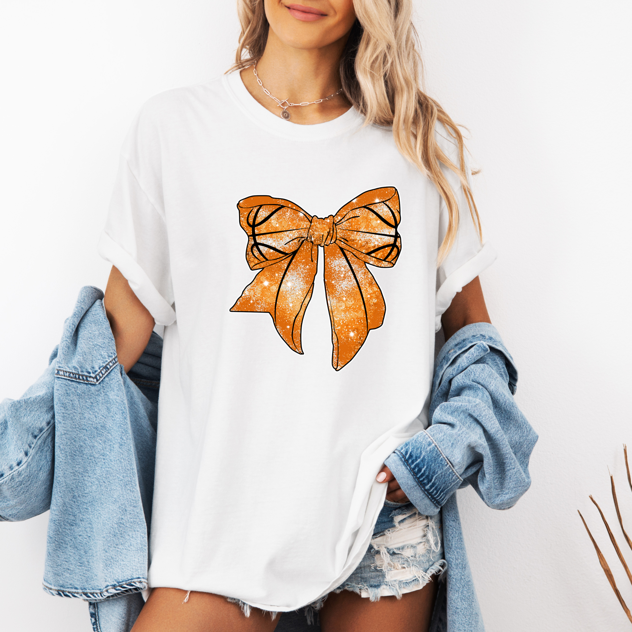 Basketball Bows Tee Shirt