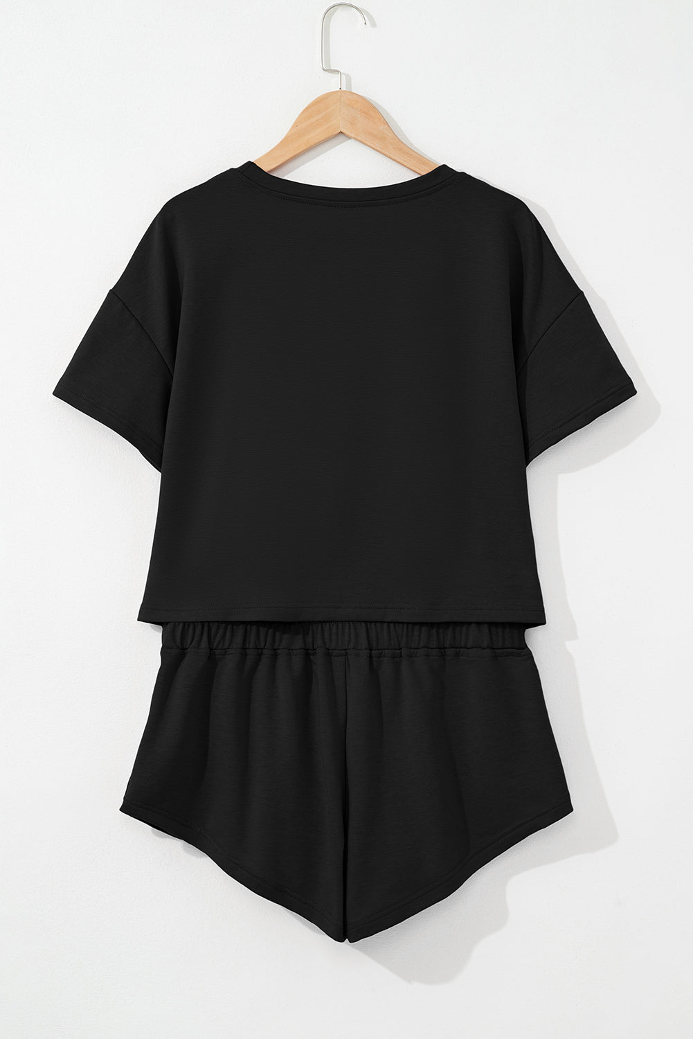 PRE-ORDER: Cropped Tee and Ruffle High Waist Skort Set