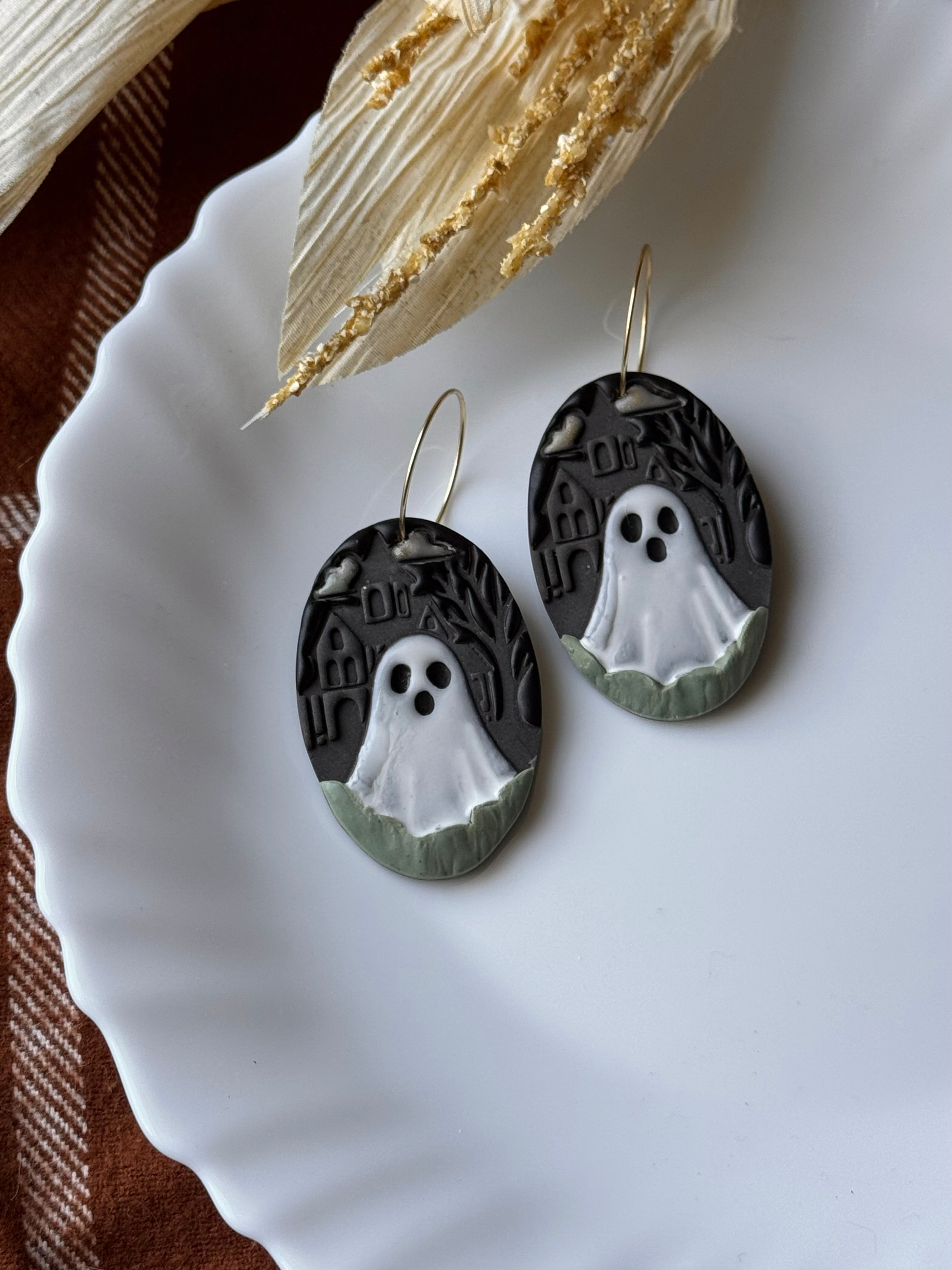 Haunted House Earrings