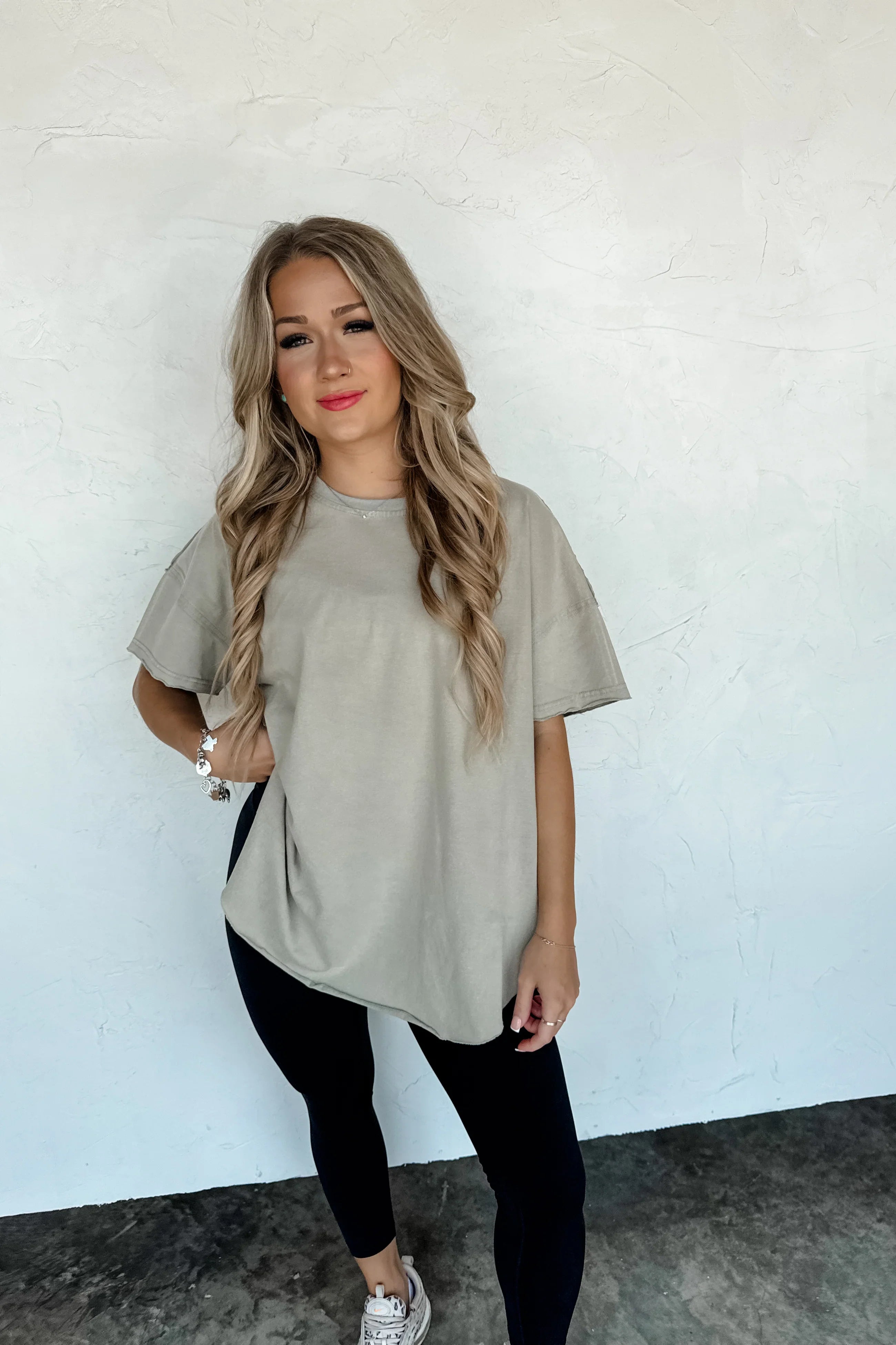 PRE-ORDER: Joey Washed Cotton Boyfriend Tee Fall Colors