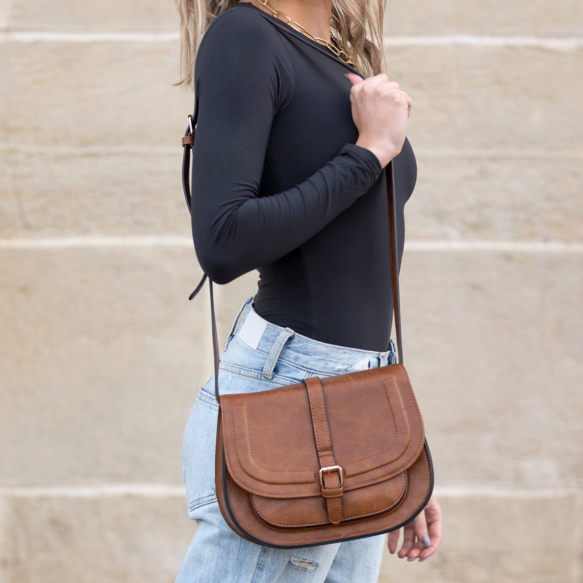 Blair Foldover Buckle Crossbody