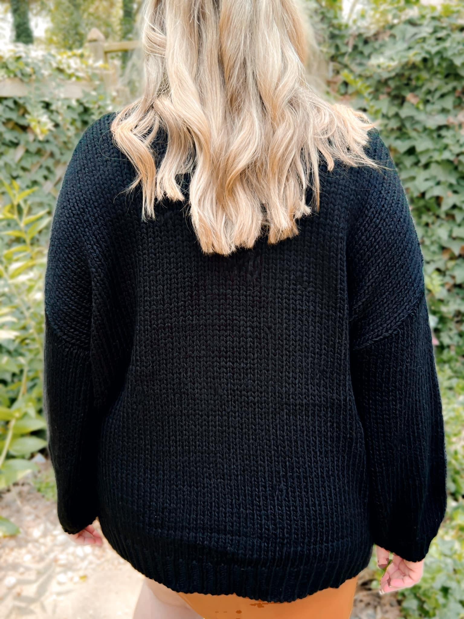 PRE-ORDER: The Josie Just A Girl Knitted Oversized Sweater