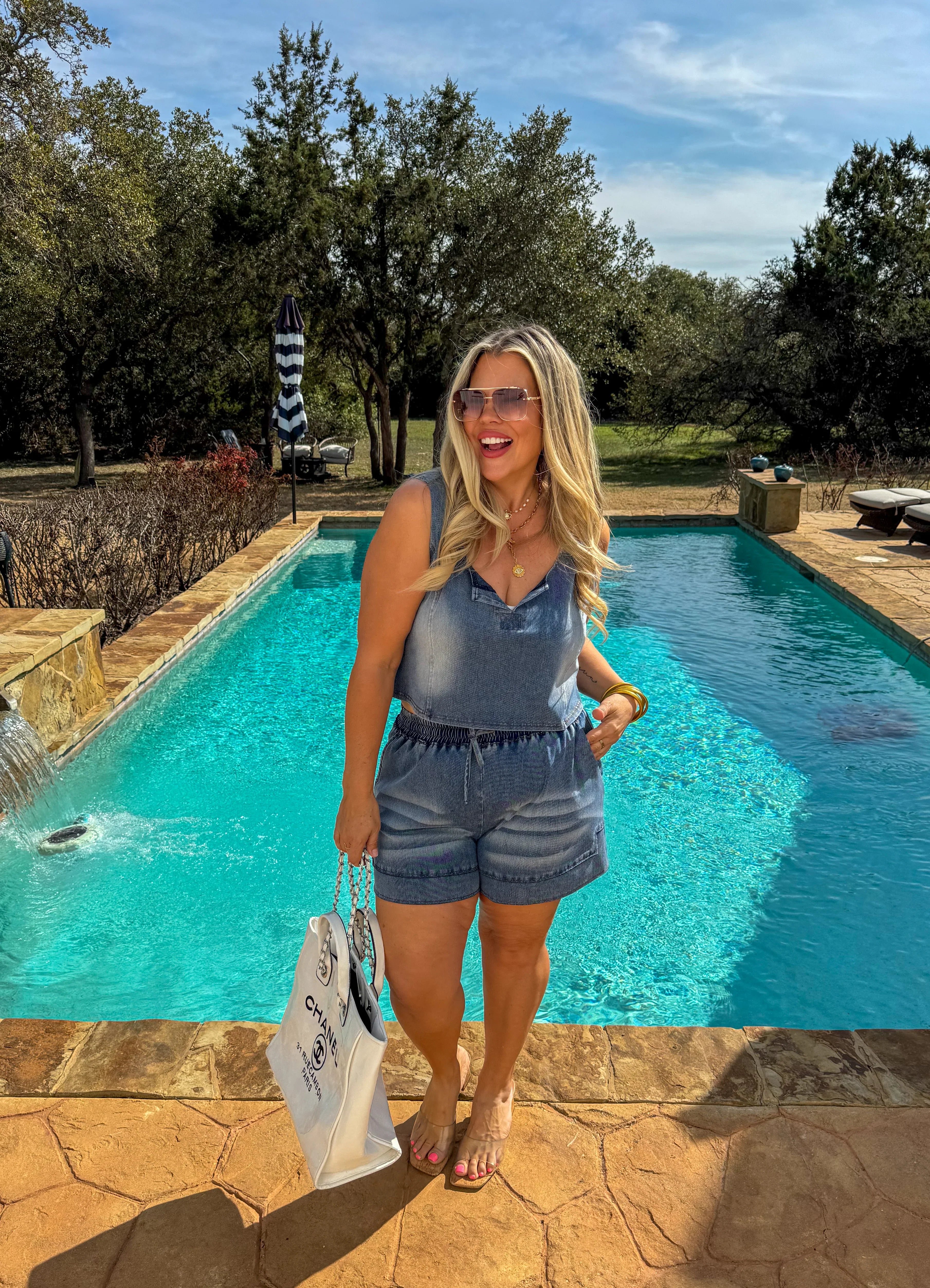Drift Away Denim Shorts