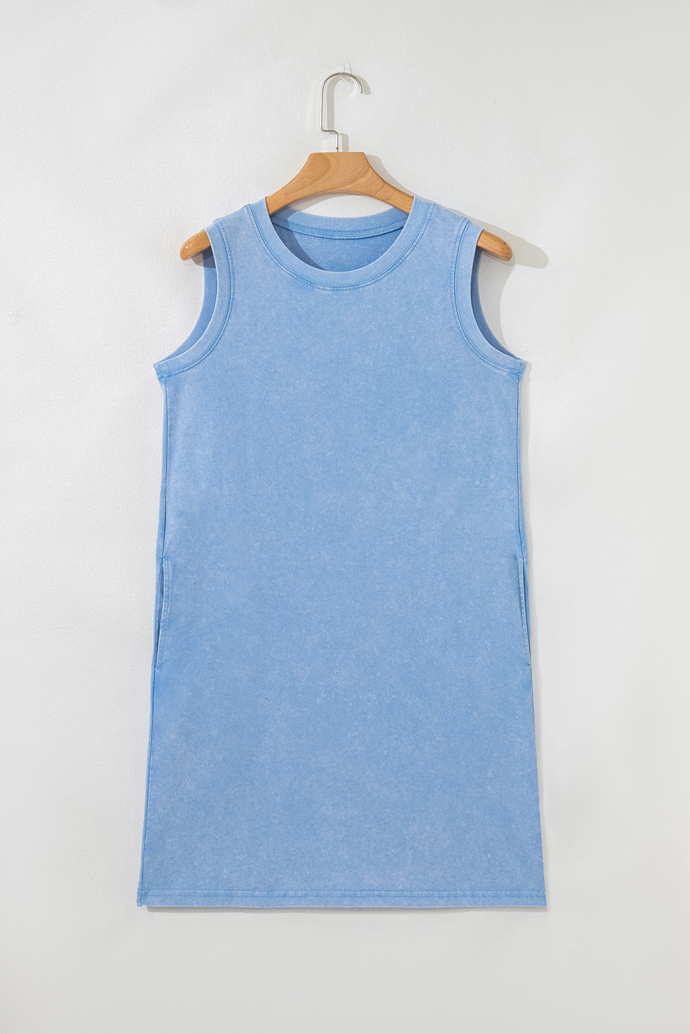 PRE-ORDER: Mineral Wash Pocket Tank Mini Dress