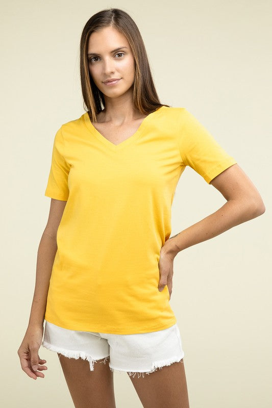 V-NECK SHORT SLEEVE T-SHIRT