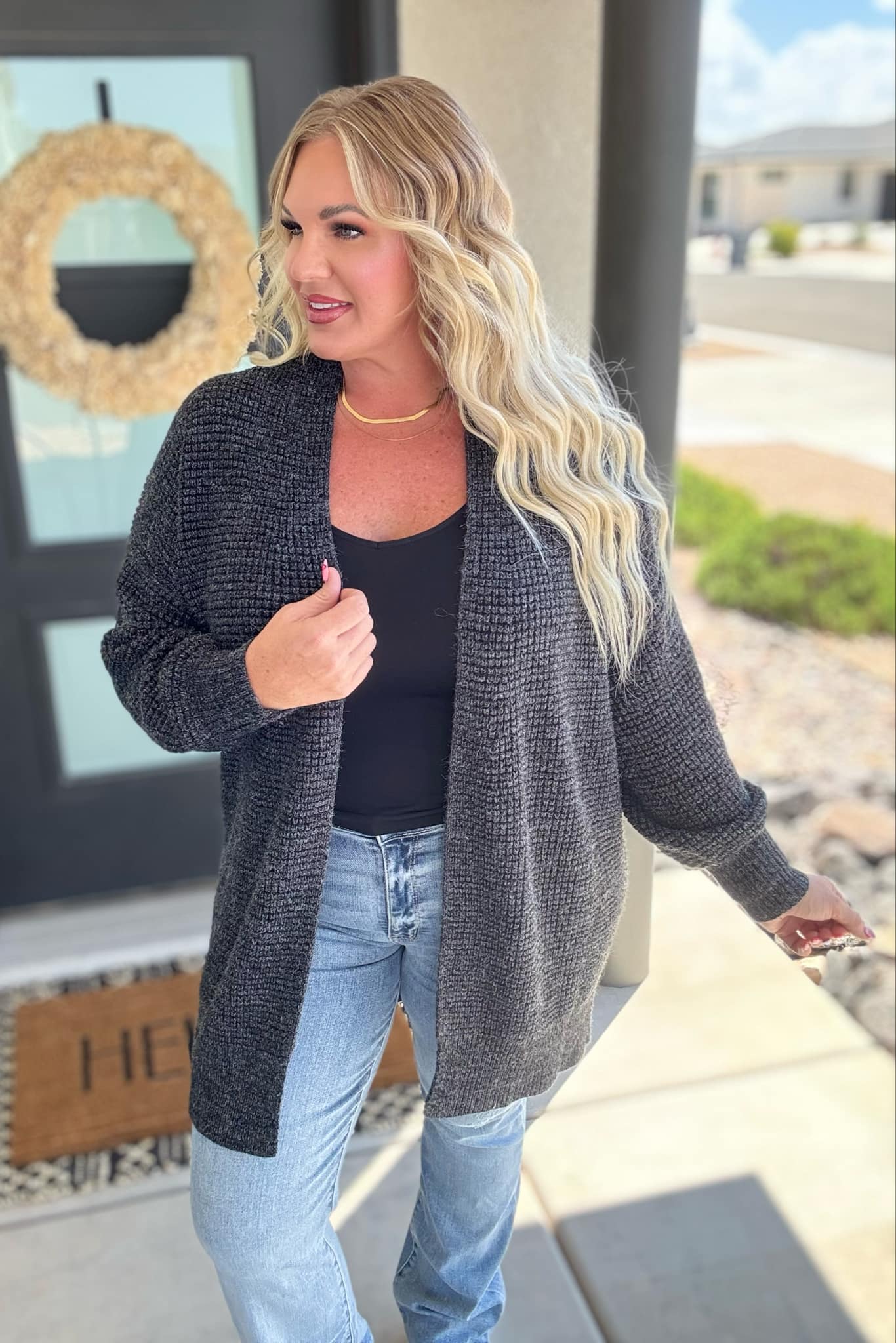 PRE-ORDER: Contrast Trim Knit Cardigan in Four Colors