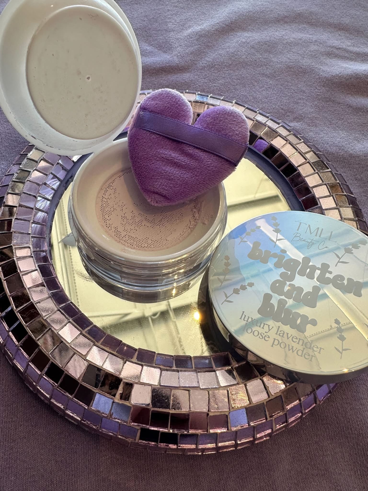 Brighten & Blur Lavender Setting Powder