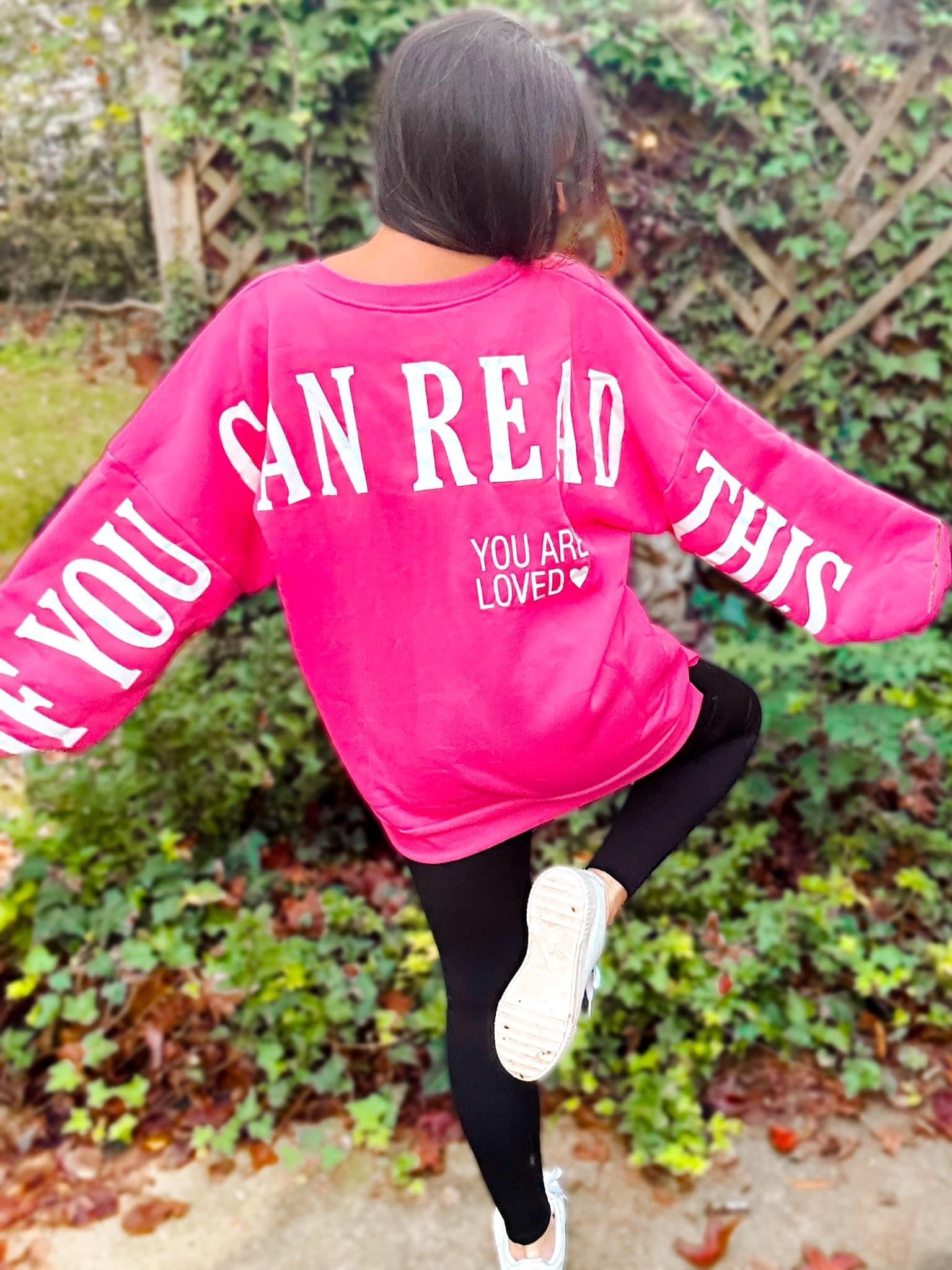 PRE-ORDER: The Ivy “If You Can Read This” Spring Scuba Sweatershirt