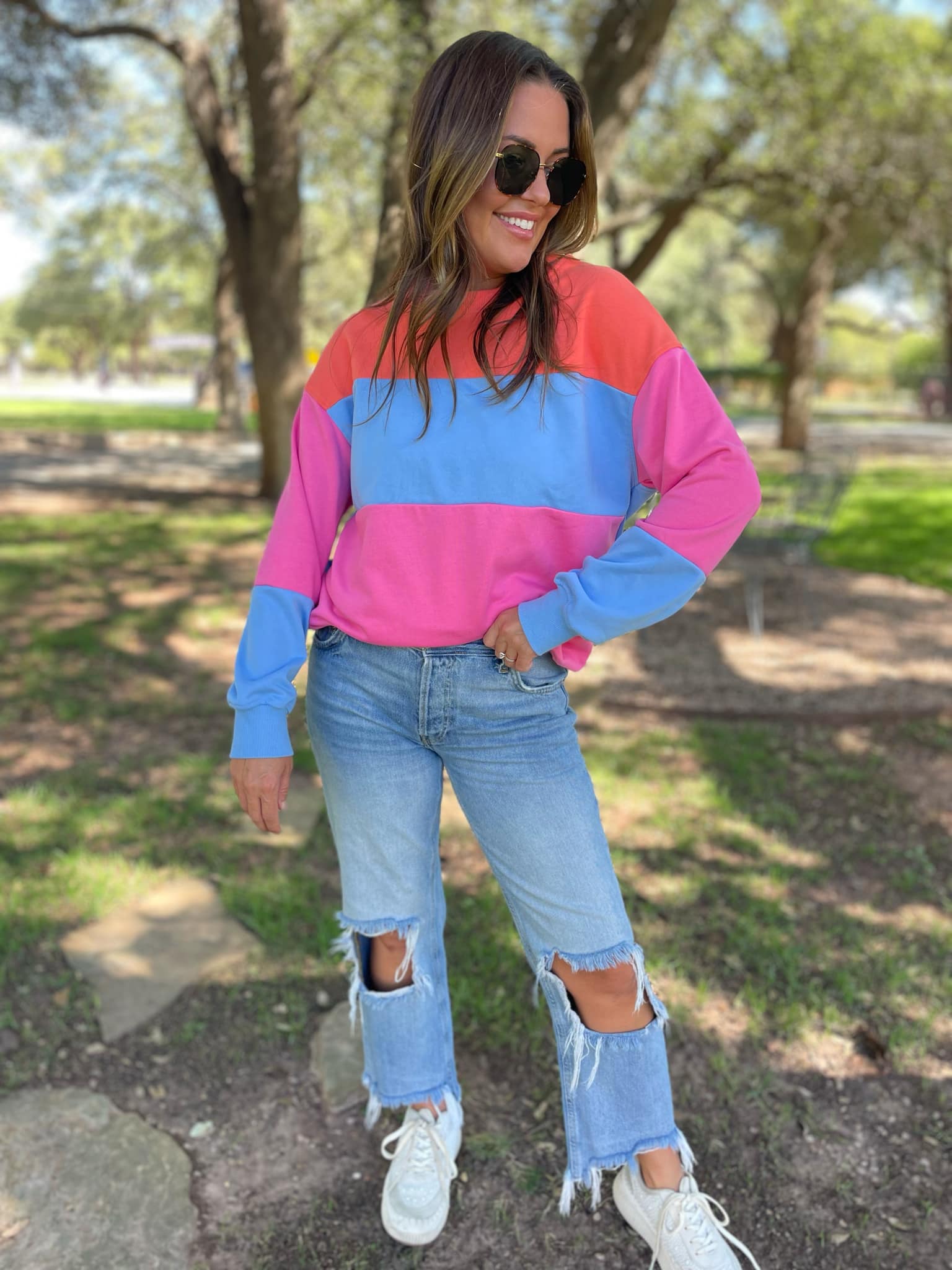 PRE-ORDER: Finnley Colorblock Pullover