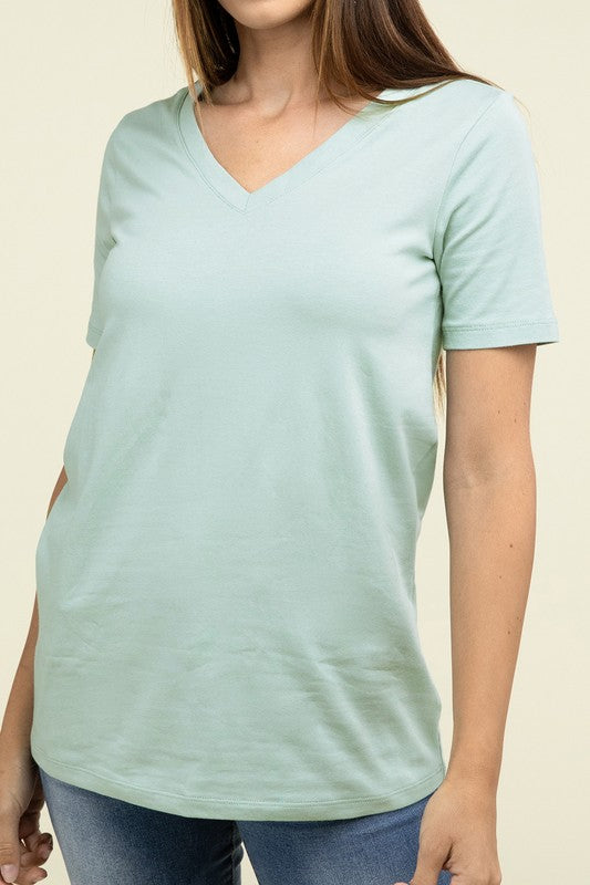 V-NECK SHORT SLEEVE T-SHIRT