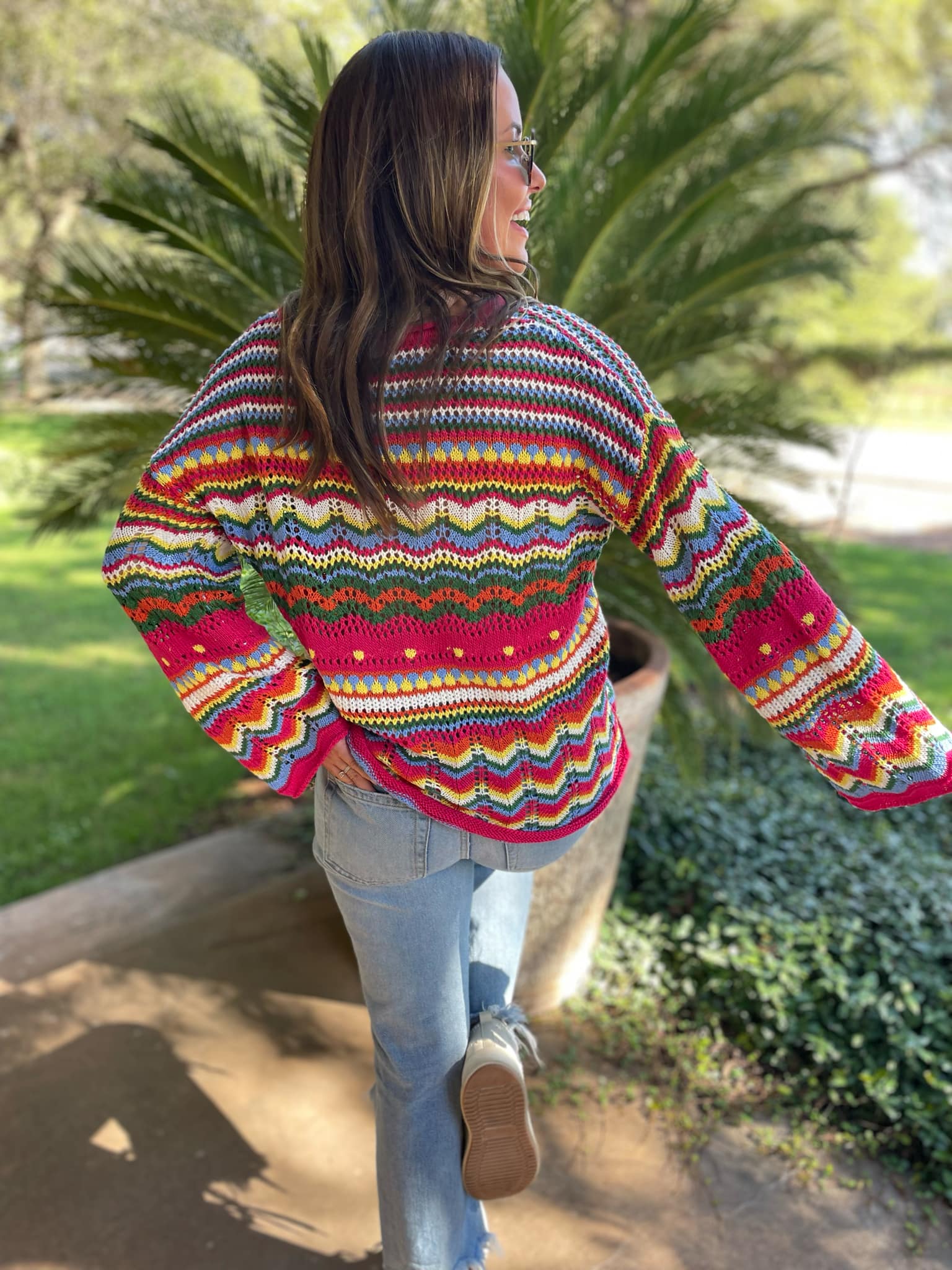 PRE-ORDER: Abilene Crochet Sweater