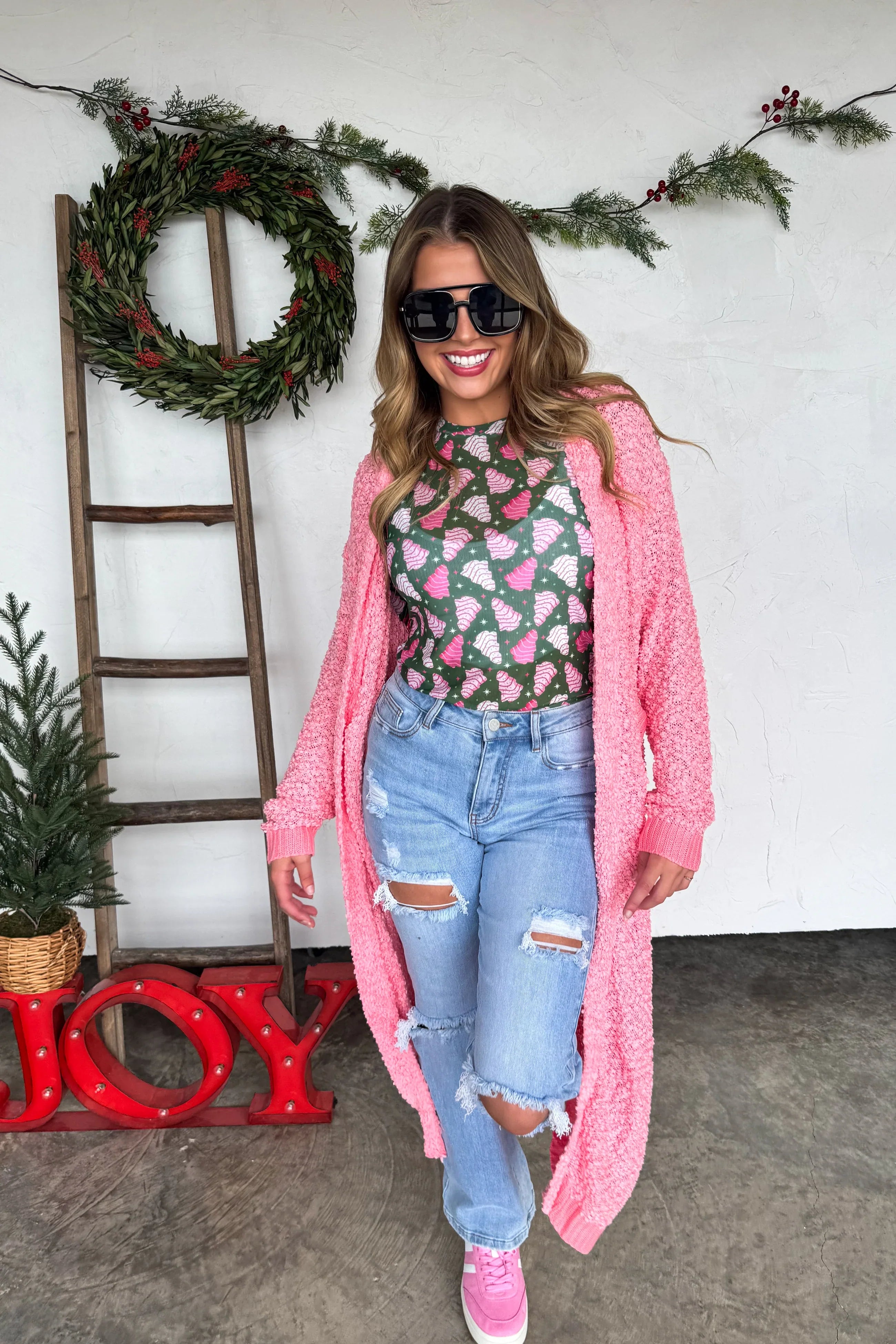 PRE-ORDER: Poppy Knit Popcorn Cardigan