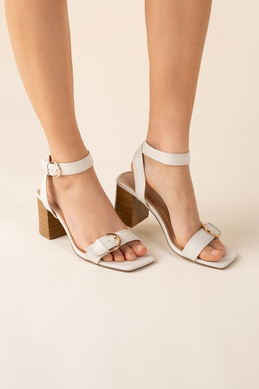 Buckle Sandal Heel