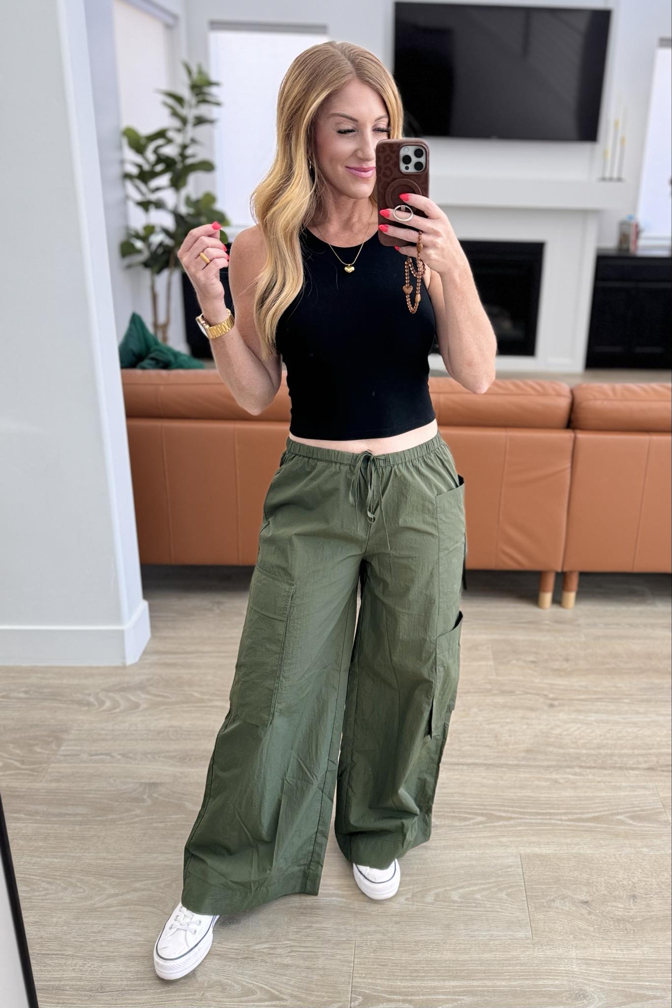 Archer Asymmetrical Pocket Wide Leg Cargo Pants