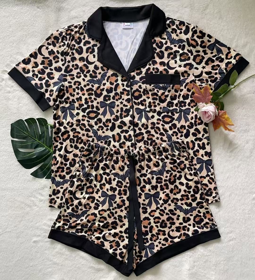 PRE-ORDER: Halloween Button Down Pajama Set