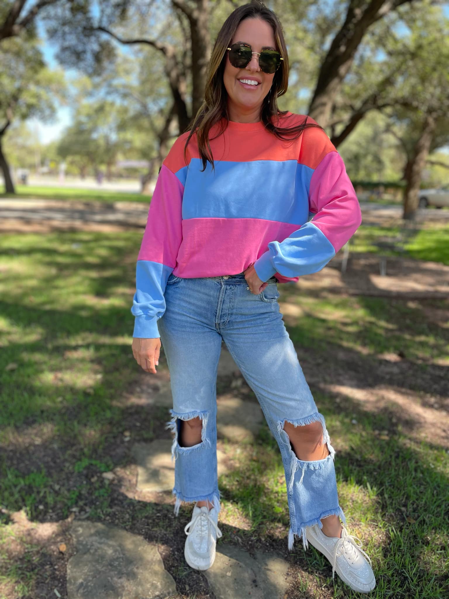 PRE-ORDER: Finnley Colorblock Pullover