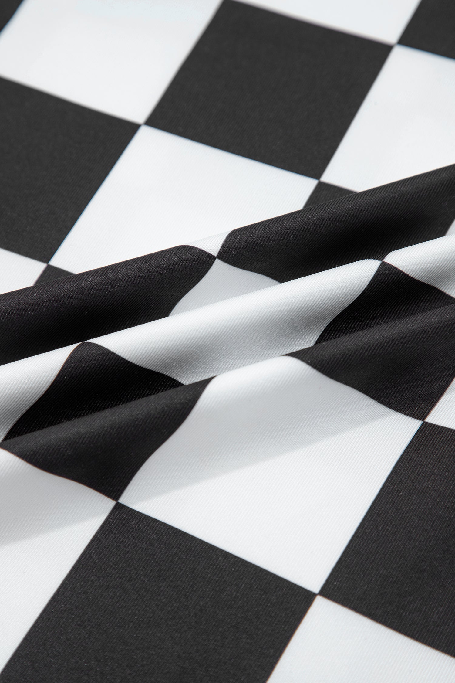 PRE-ORDER: Checkerboard Printed Slim Tank Top