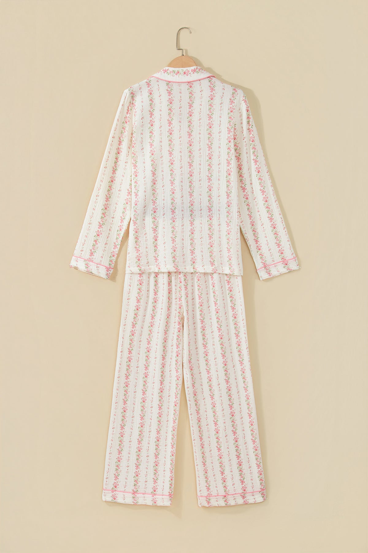 PRE-ORDER: Pink Floral Long Sleeve Pajama Set