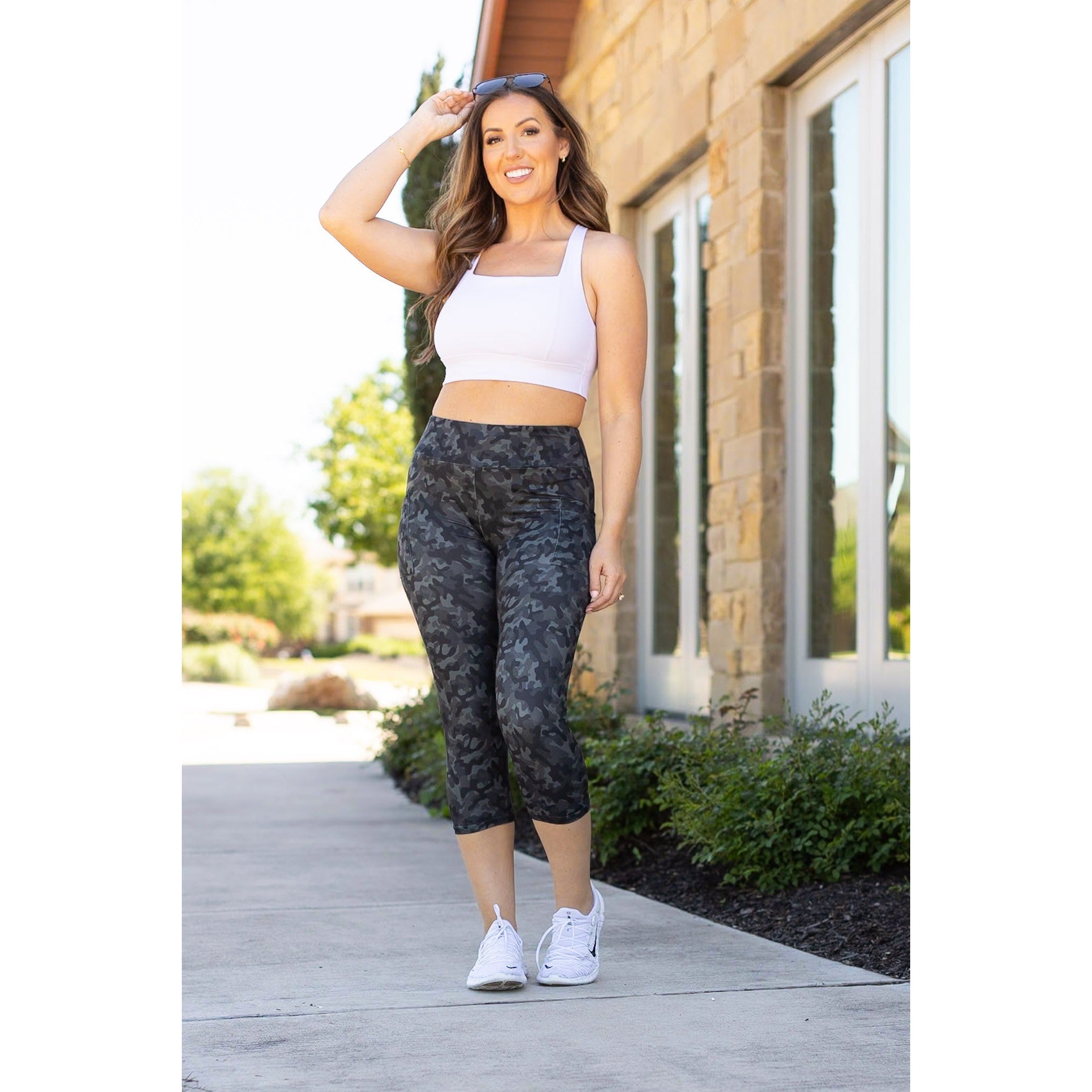 Army Camo CAPRI Leggings - Luxe Leggings