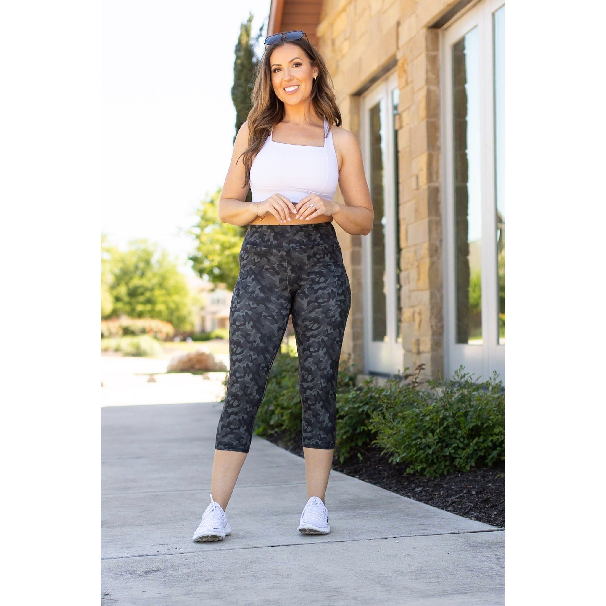 Army Camo CAPRI Leggings - Luxe Leggings