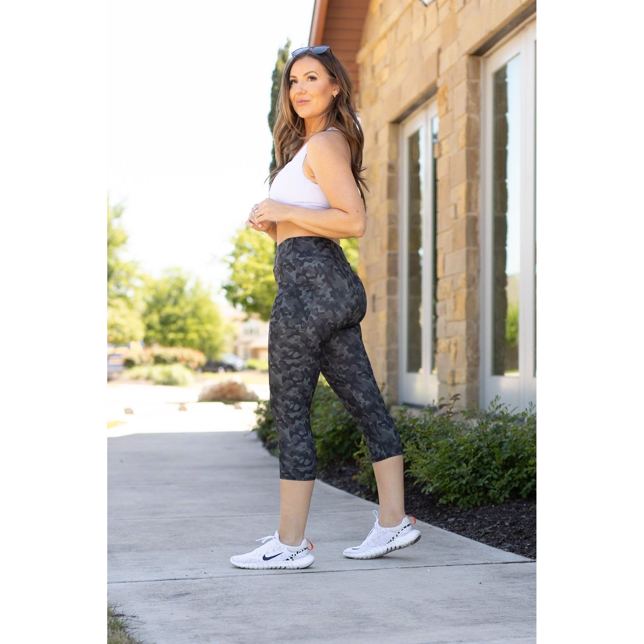 Army Camo CAPRI Leggings - Luxe Leggings