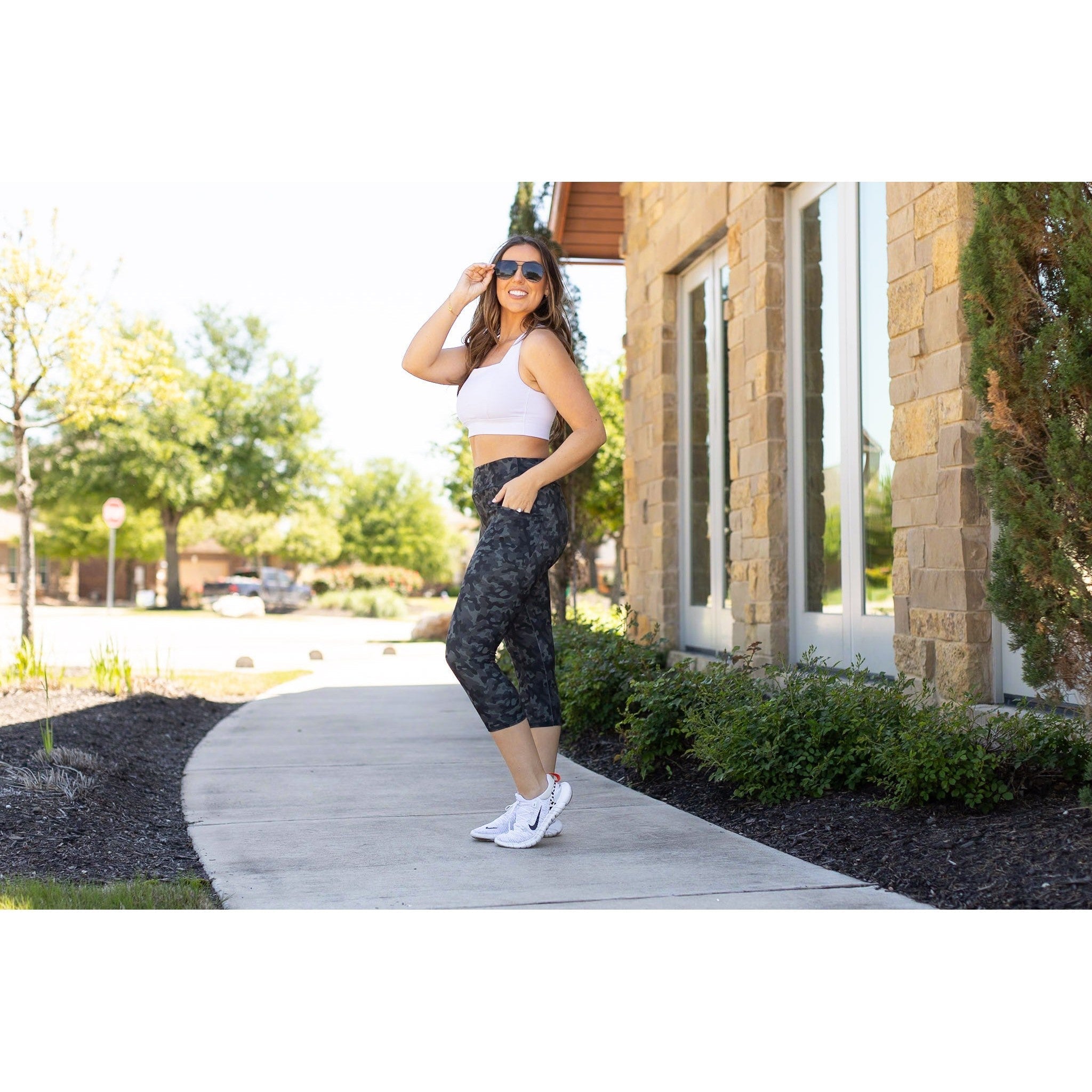 Army Camo CAPRI Leggings - Luxe Leggings