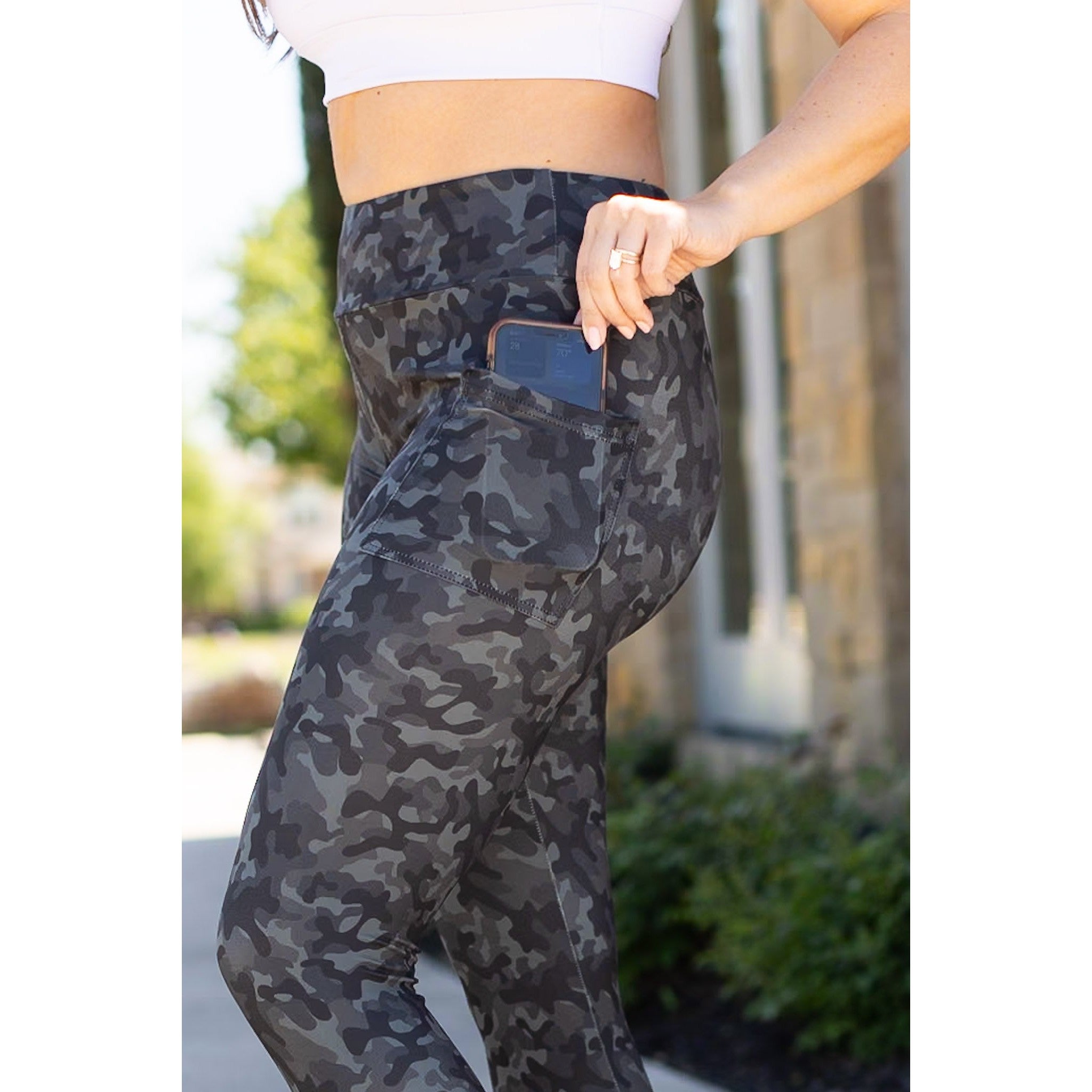 Army Camo CAPRI Leggings - Luxe Leggings