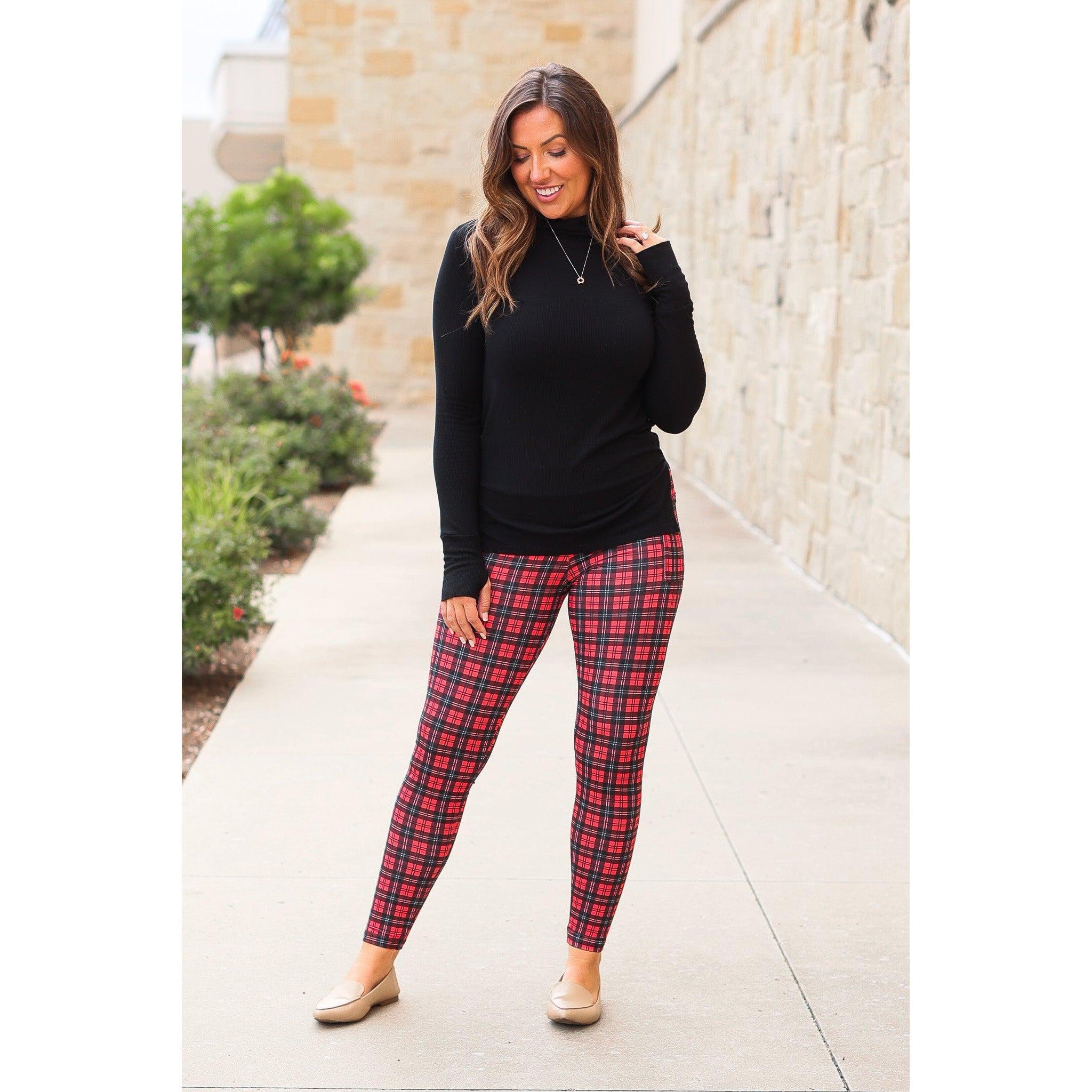 The Holly Plaid Leggings