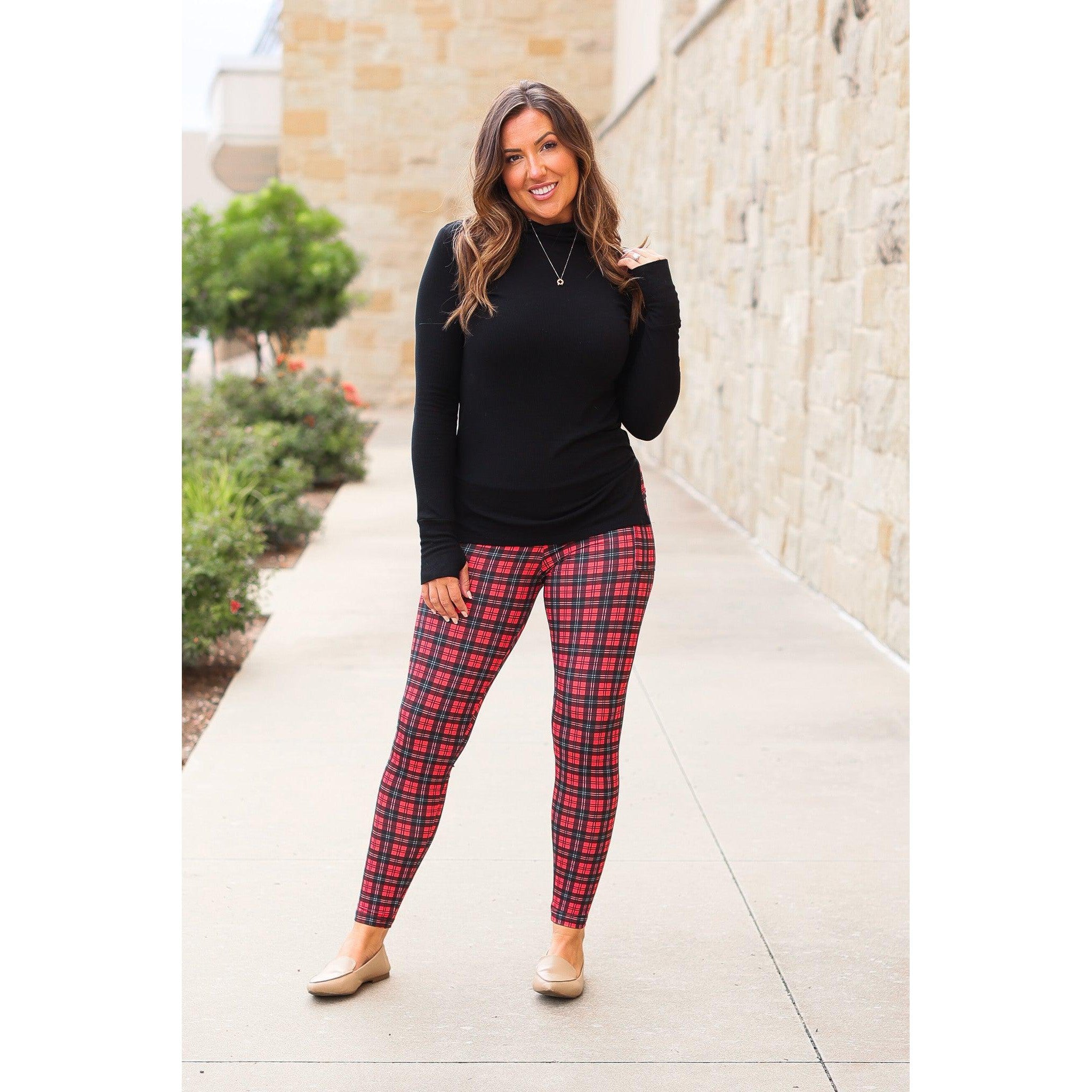 The Holly Plaid Leggings