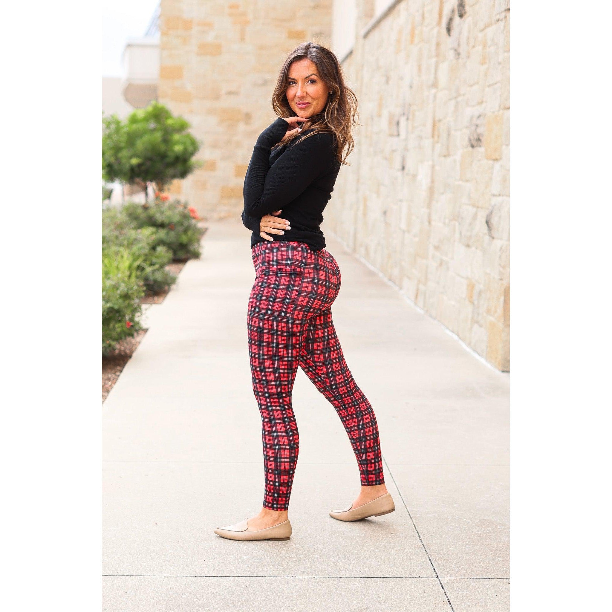 The Holly Plaid Leggings