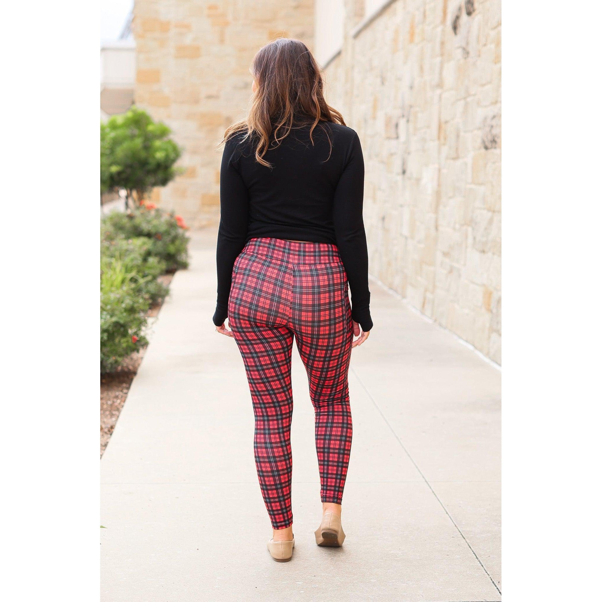 The Holly Plaid Leggings