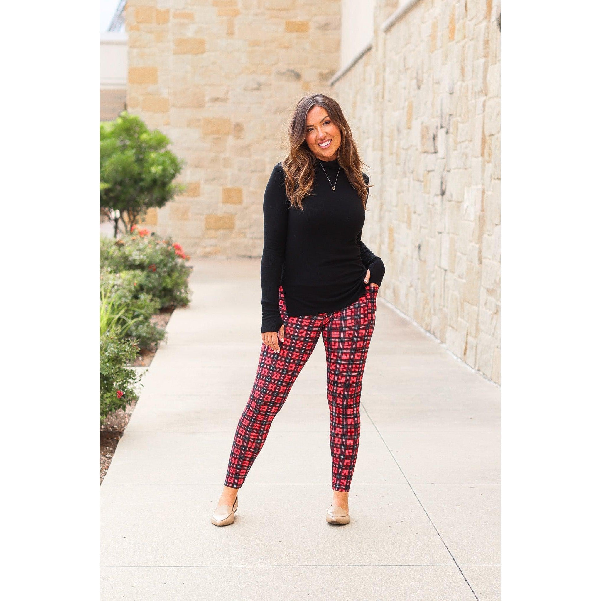 The Holly Plaid Leggings