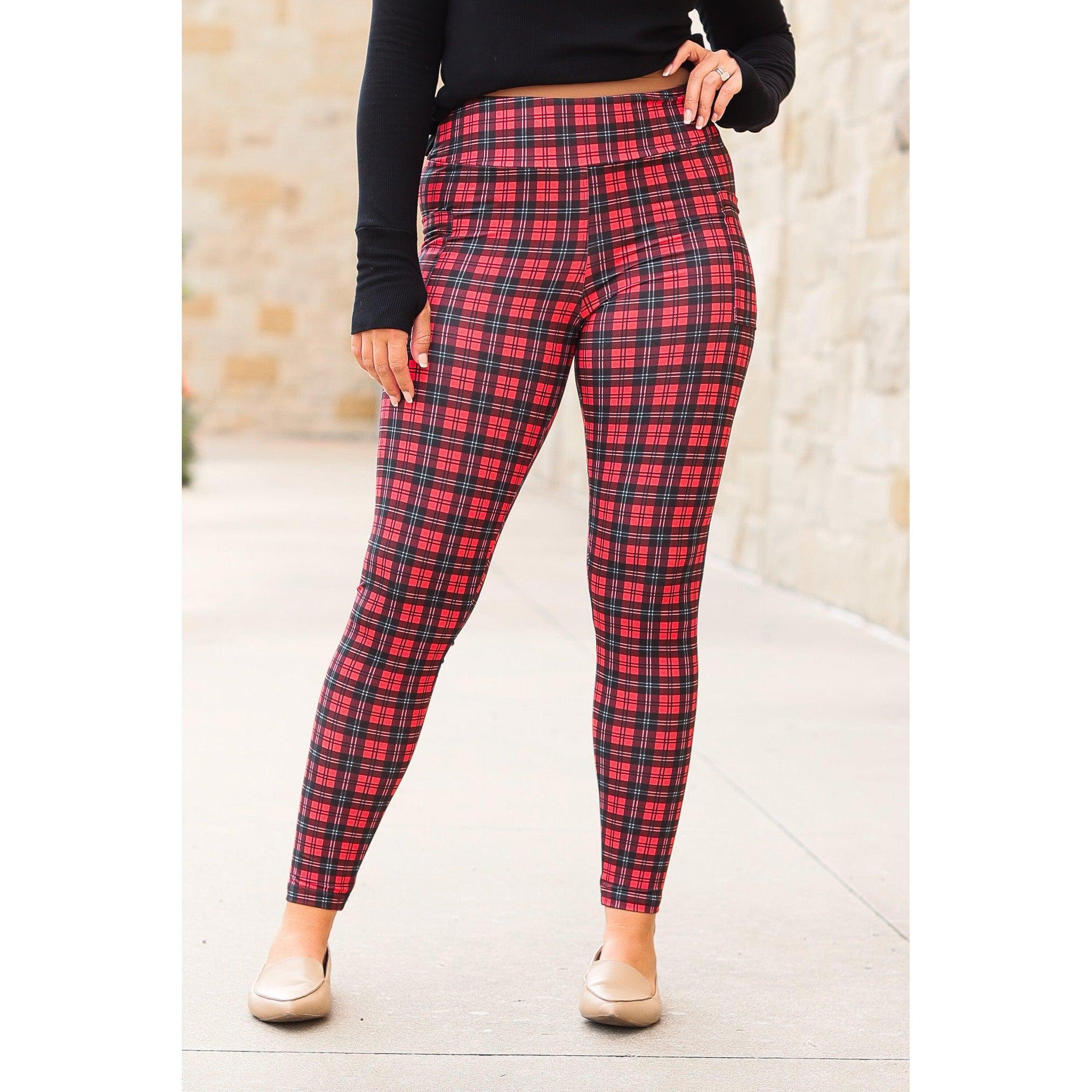 The Holly Plaid Leggings