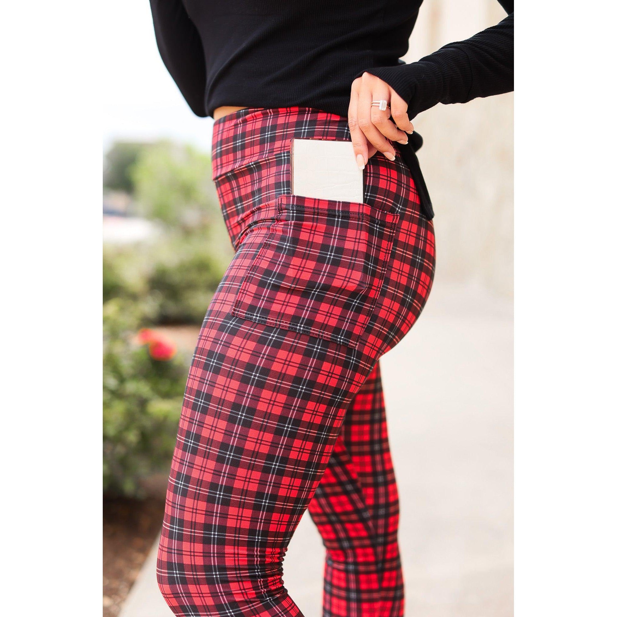 The Holly Plaid Leggings