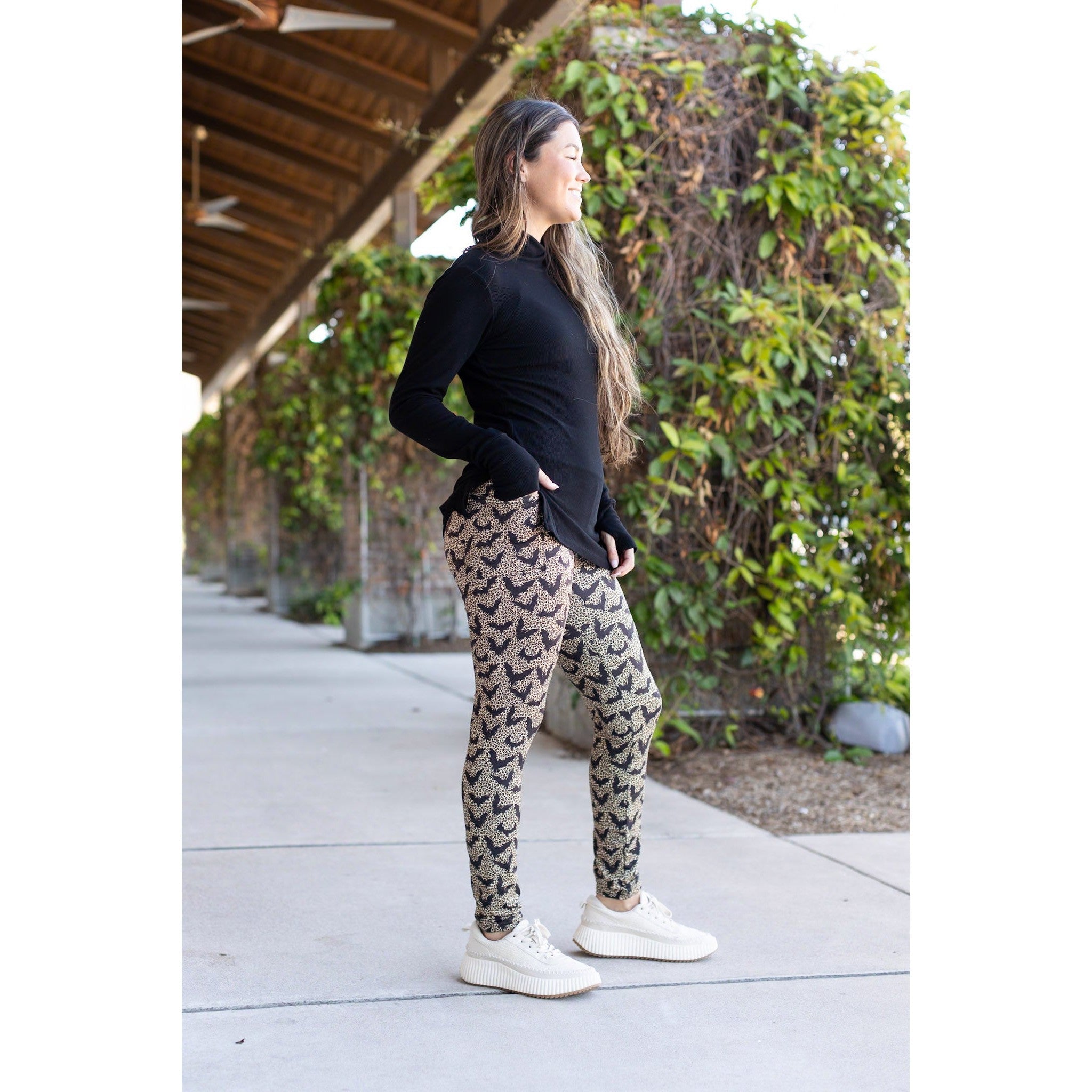 The Bianca - Leopard Bats Leggings