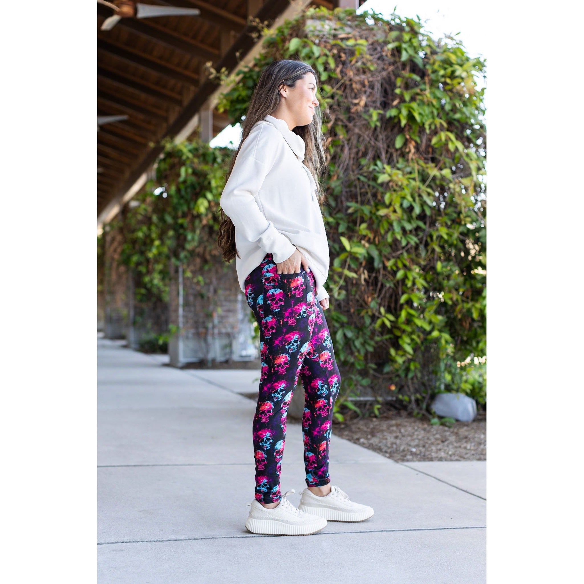 The Salem - Skull Leggings - Luxe Leggings by Julia Rose®