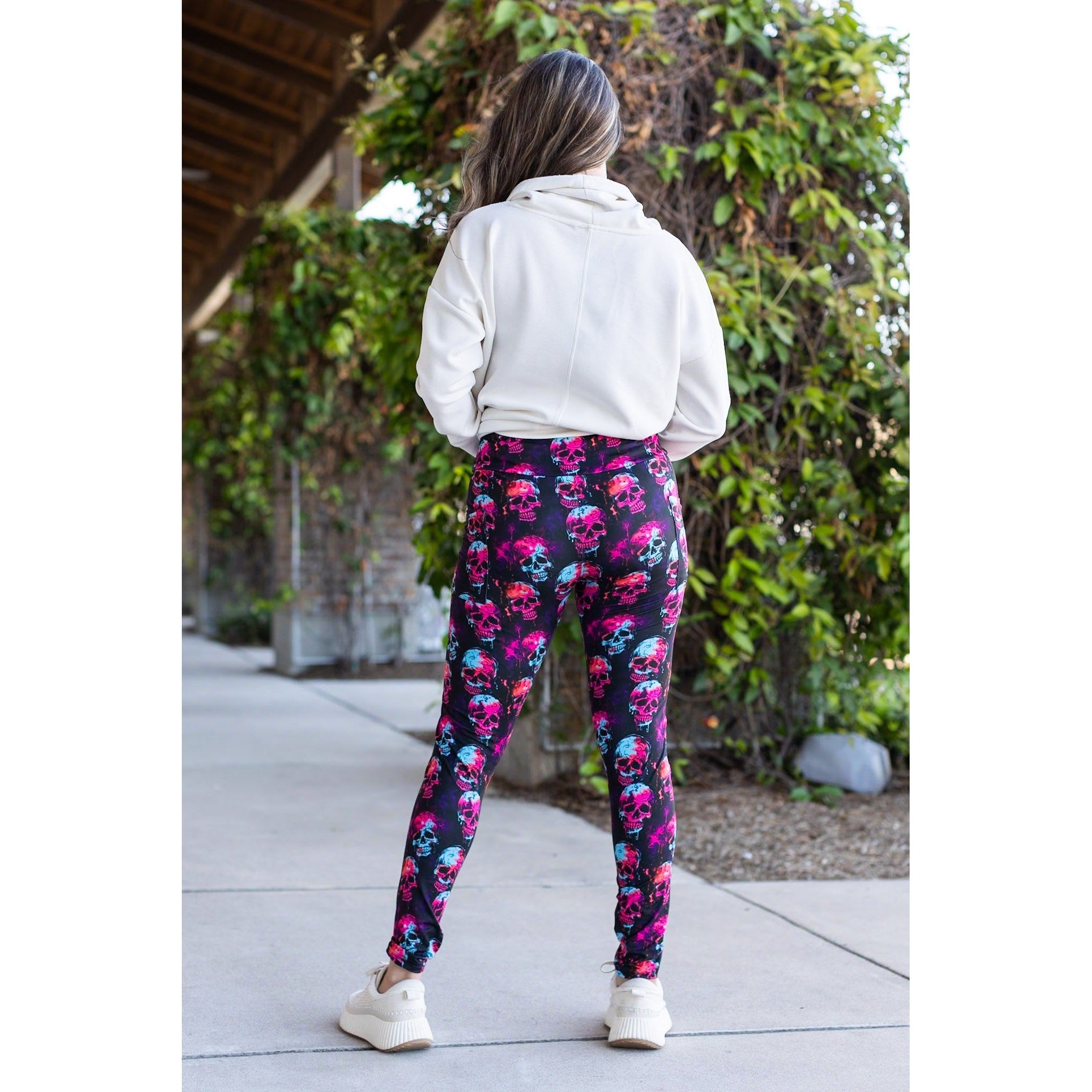 The Salem - Skull Leggings - Luxe Leggings by Julia Rose®