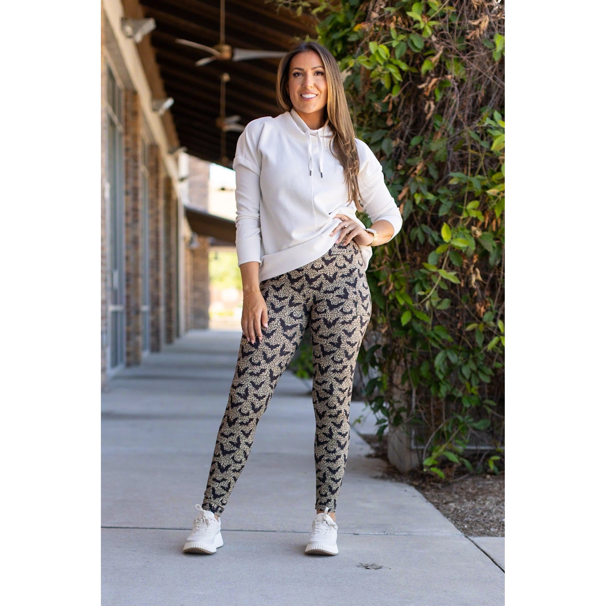 The Bianca - Leopard Bats Leggings