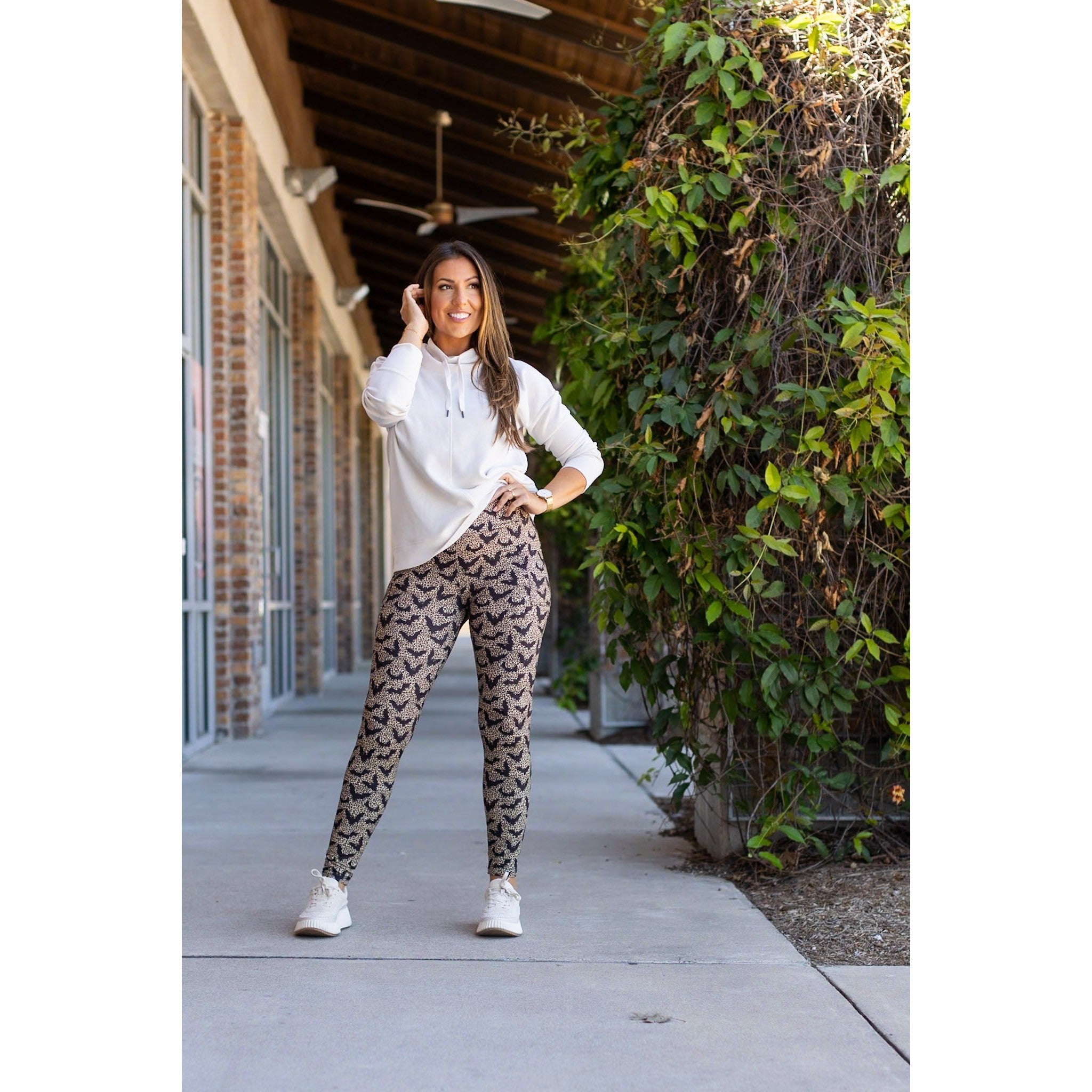 The Bianca - Leopard Bats Leggings