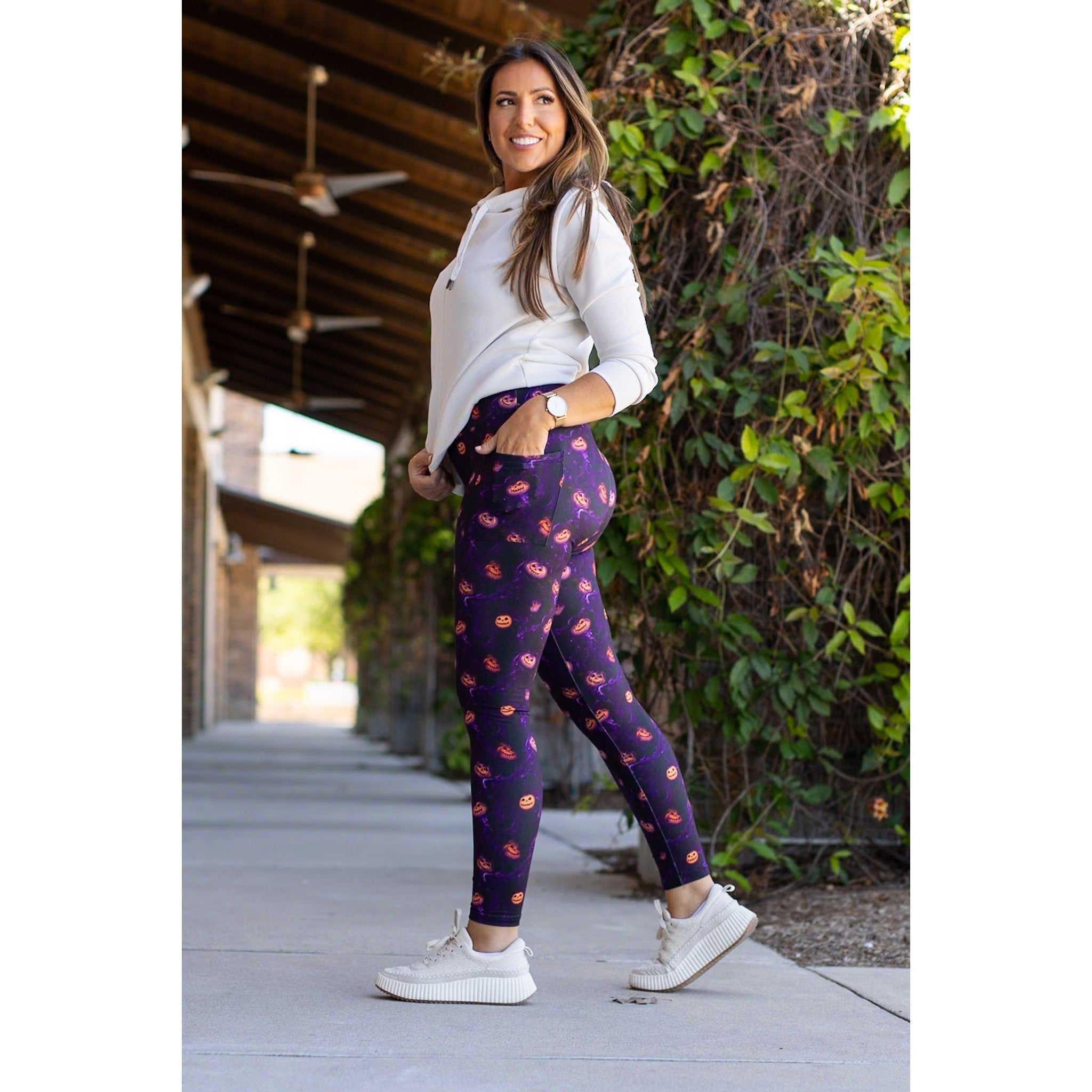 The Elly - Pumpkin Blaze Leggings
